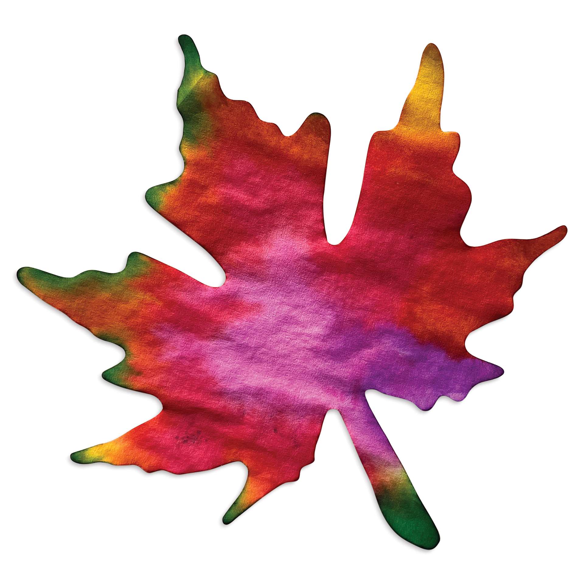 Roylco Color Diffusing Paper Pack - Fall Seasonal Shapes, Pkg of 96 leaf completed project