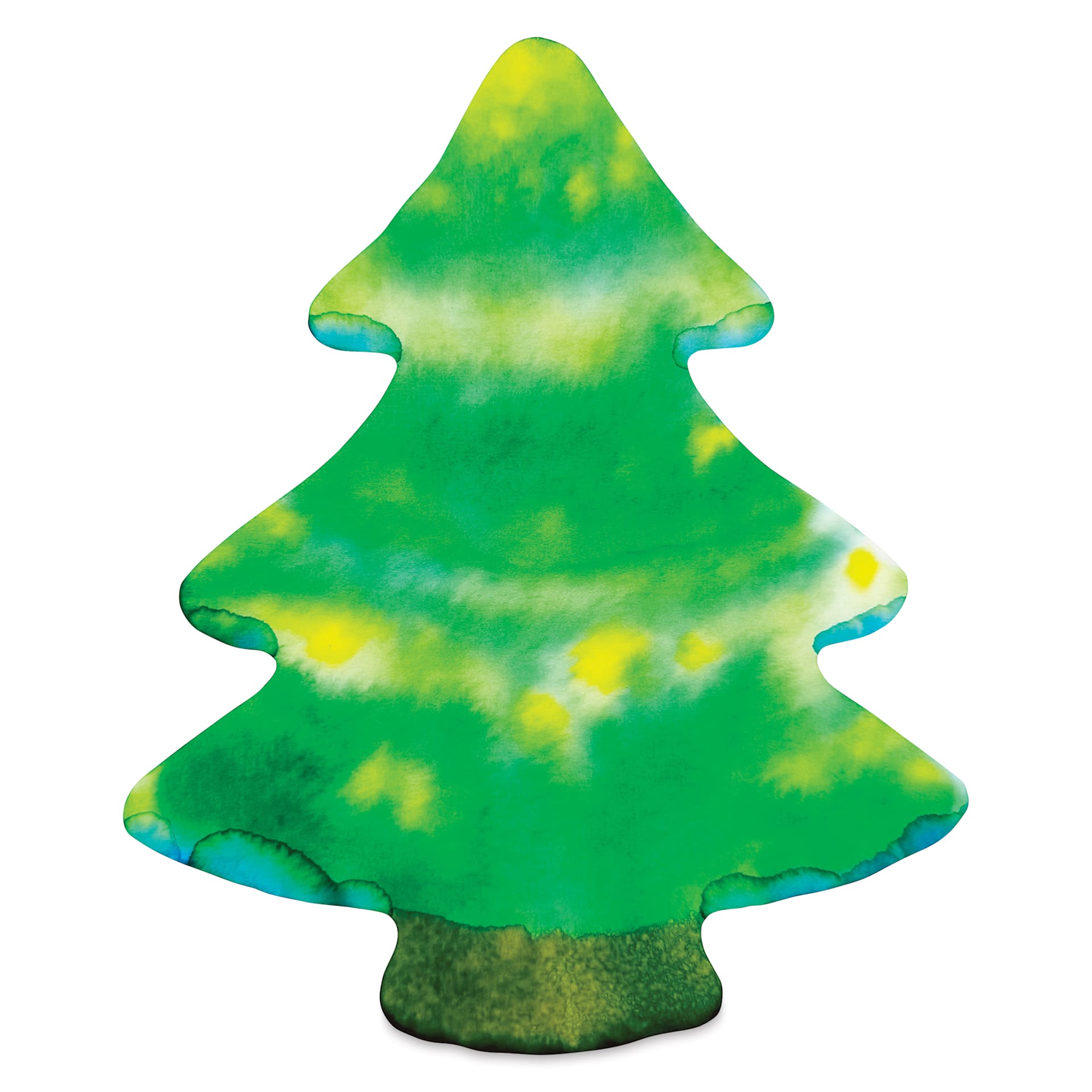 Roylco Color Diffusing Paper Pack - Winter Seasonal Shapes, Pkg of 96 tree completed project