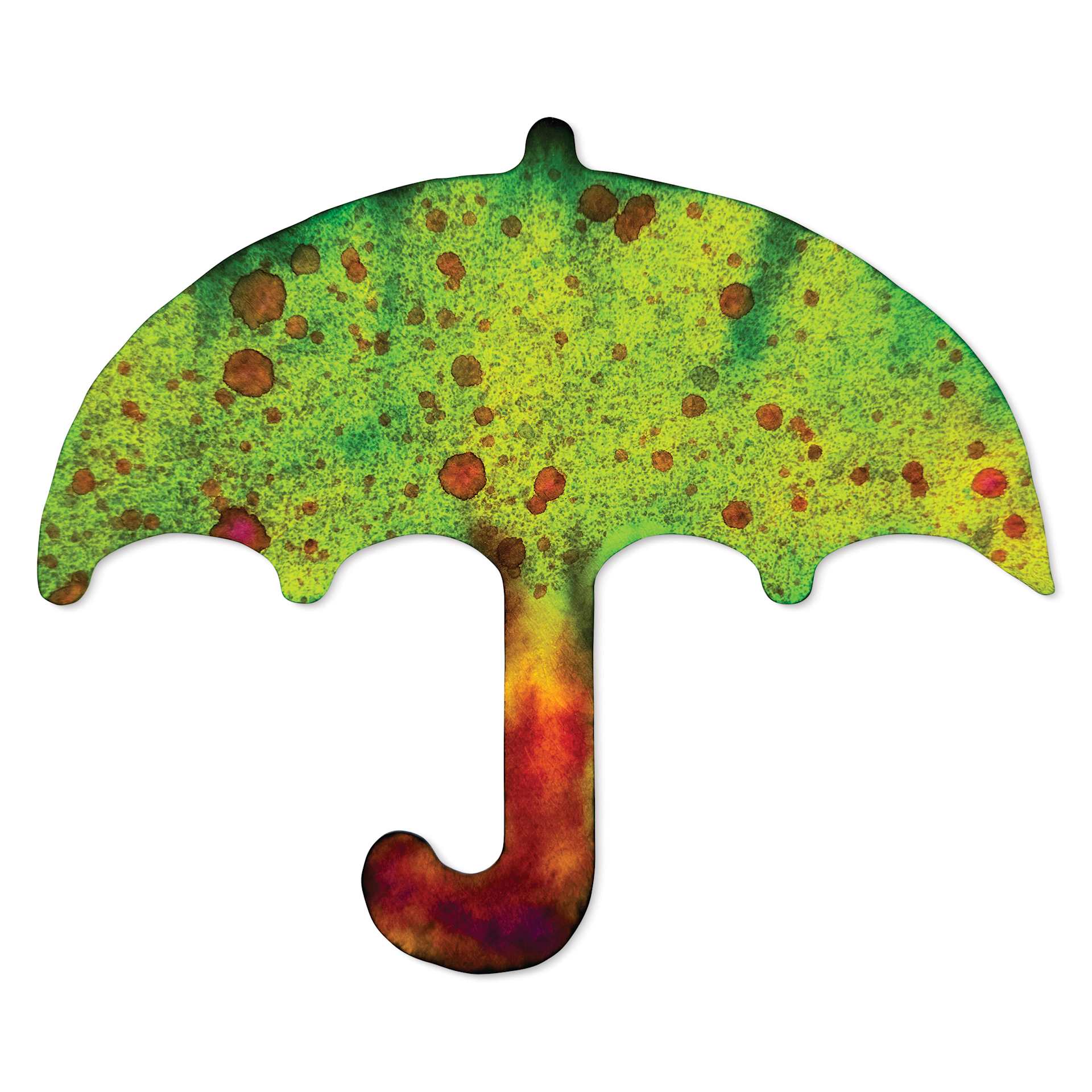 Roylco Color Diffusing Paper Pack - Spring Seasonal Shapes, Pkg of 96 umbrella completed project