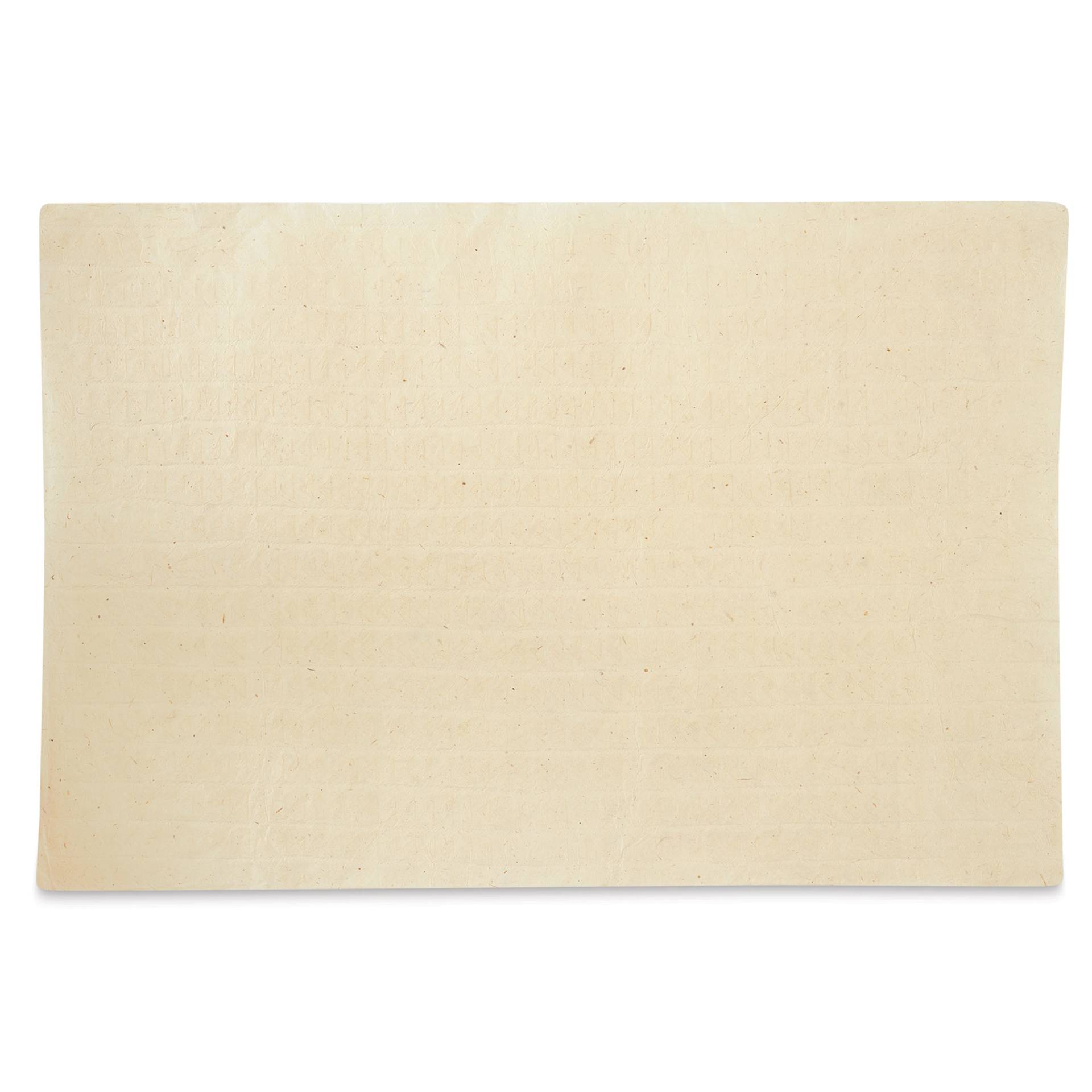 Lokta Paper - Textured Triangle, Cream, 20" x 30", Single Sheet