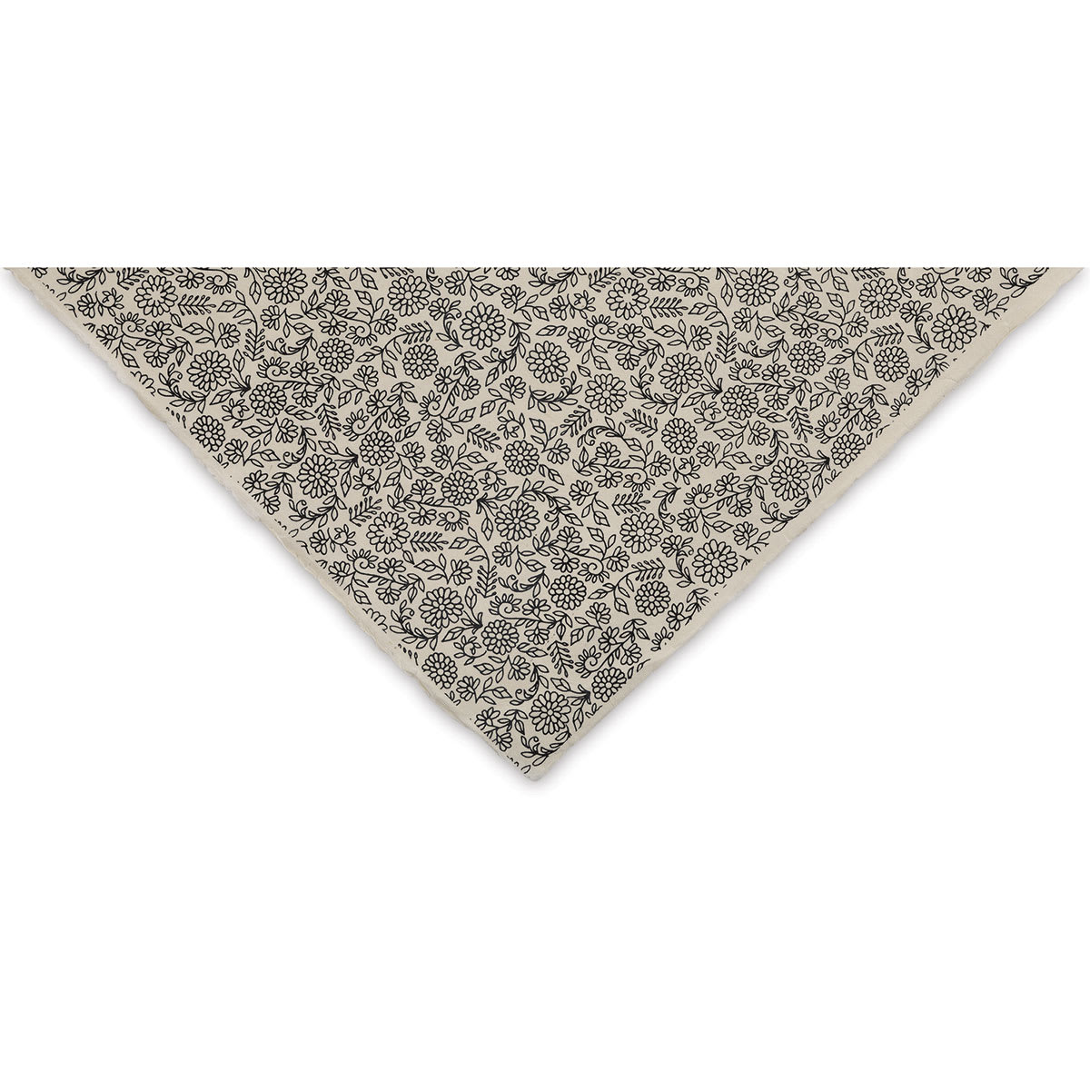 kta Paper - Floral, Black and Cream, 20" x 30"