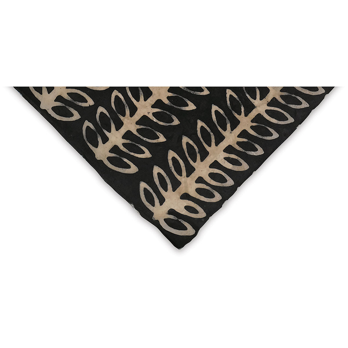 Lokta Paper - Batik Beans, Black, 20'' x 30''