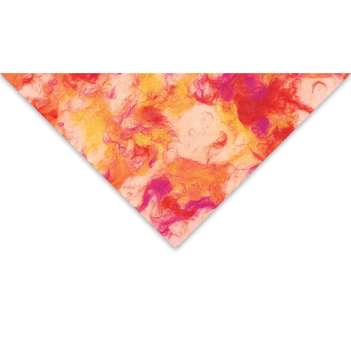  Lokta Paper - Marble Patch, Orange and Magenta, 20'' x 30''