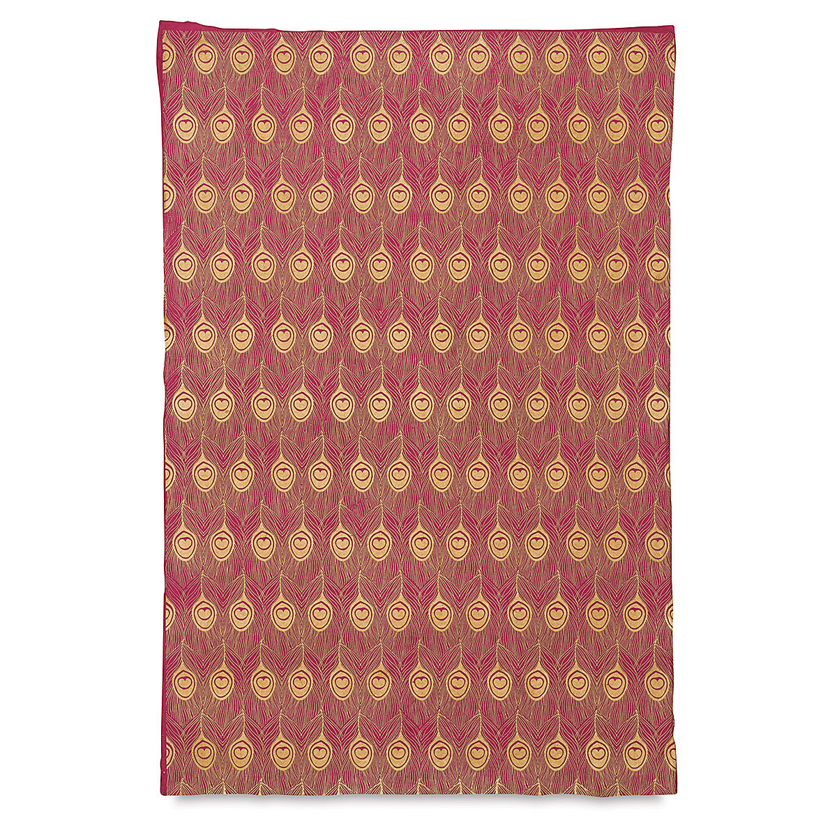 Lokta Paper - Peacock, Gold and Magenta, 20" x 30", Single Sheet