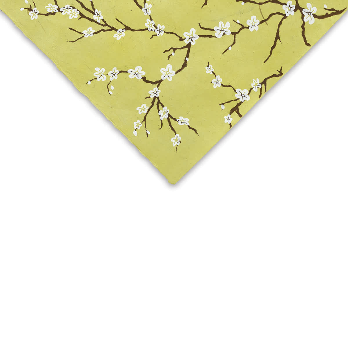 Lokta Paper - Peach Blossom, Yellow, 20'' x 30''