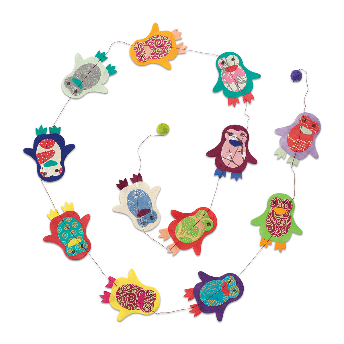 Giftsland Paper Garland - Penguins