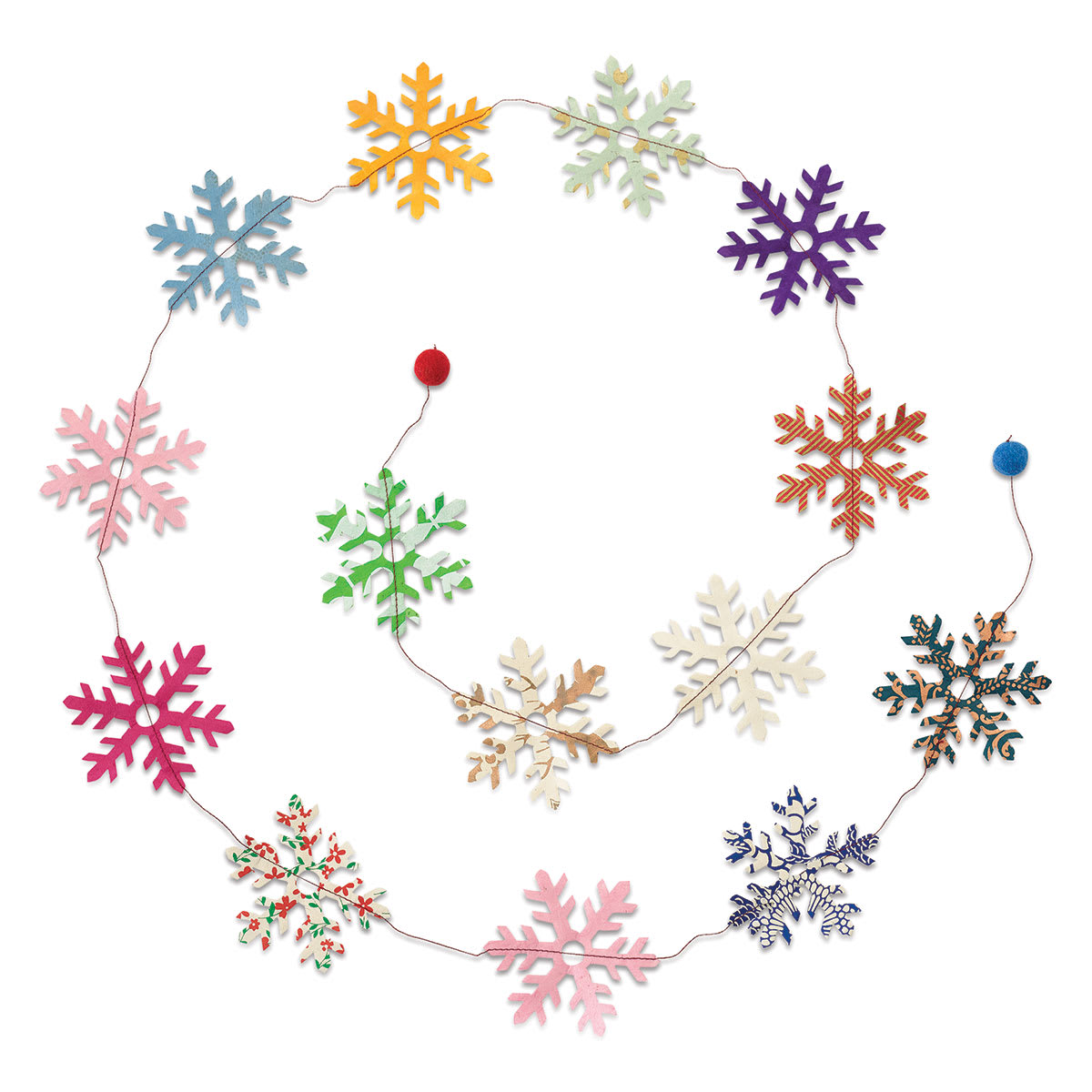 Giftsland Paper Garland - Snowflakes