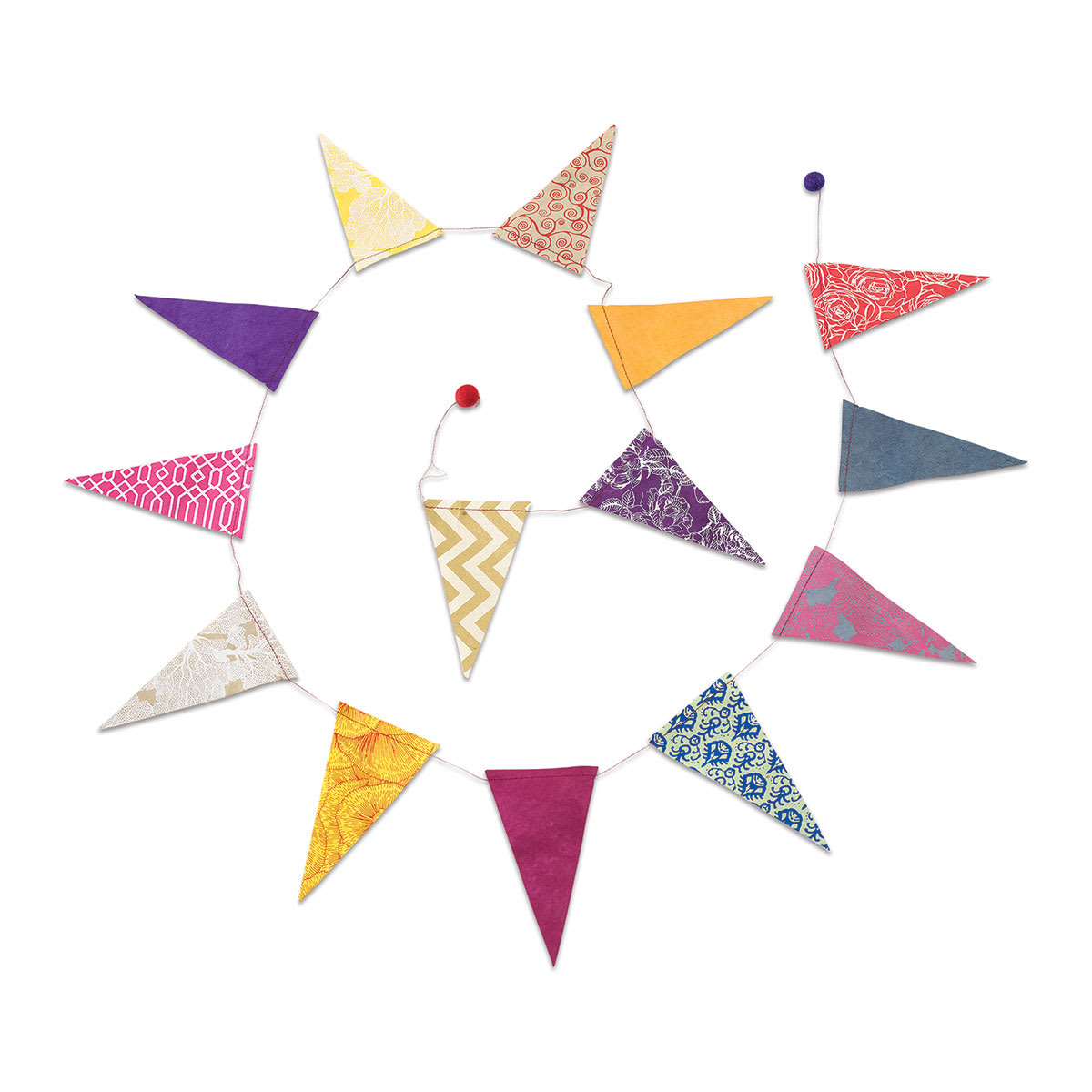 Giftsland Paper Garlands - Length of Banner shapes
