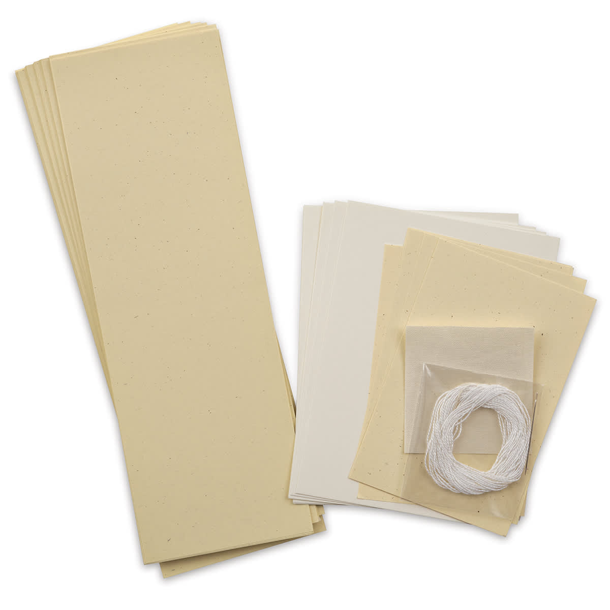 Books By Hand Blank Cover Japanese Stab Bookbinding Kit contents