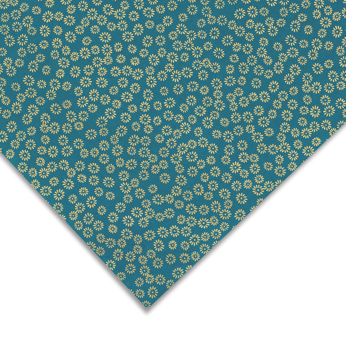 Aitoh Japanese Decorative Papers - Corner of Blue Cherry Blossoms pattern shown