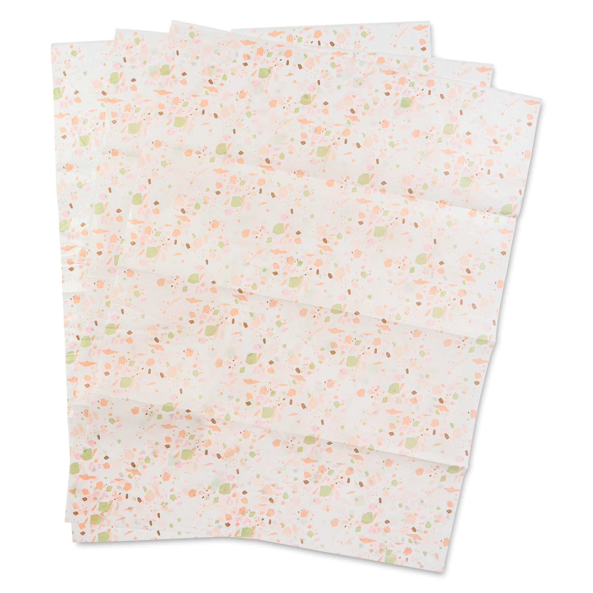DecoPatch Decorative Papers - Pink and Green, Pkg of 3, 12" x 16"