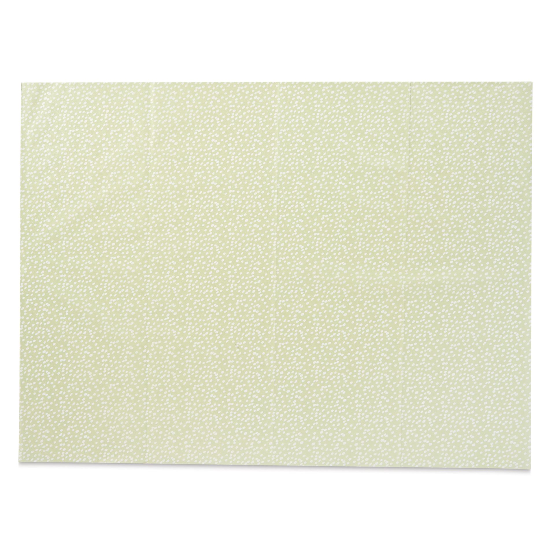 DecoPatch Decorative Papers - Green and White, Pkg of 3, 12" x 16" - contents