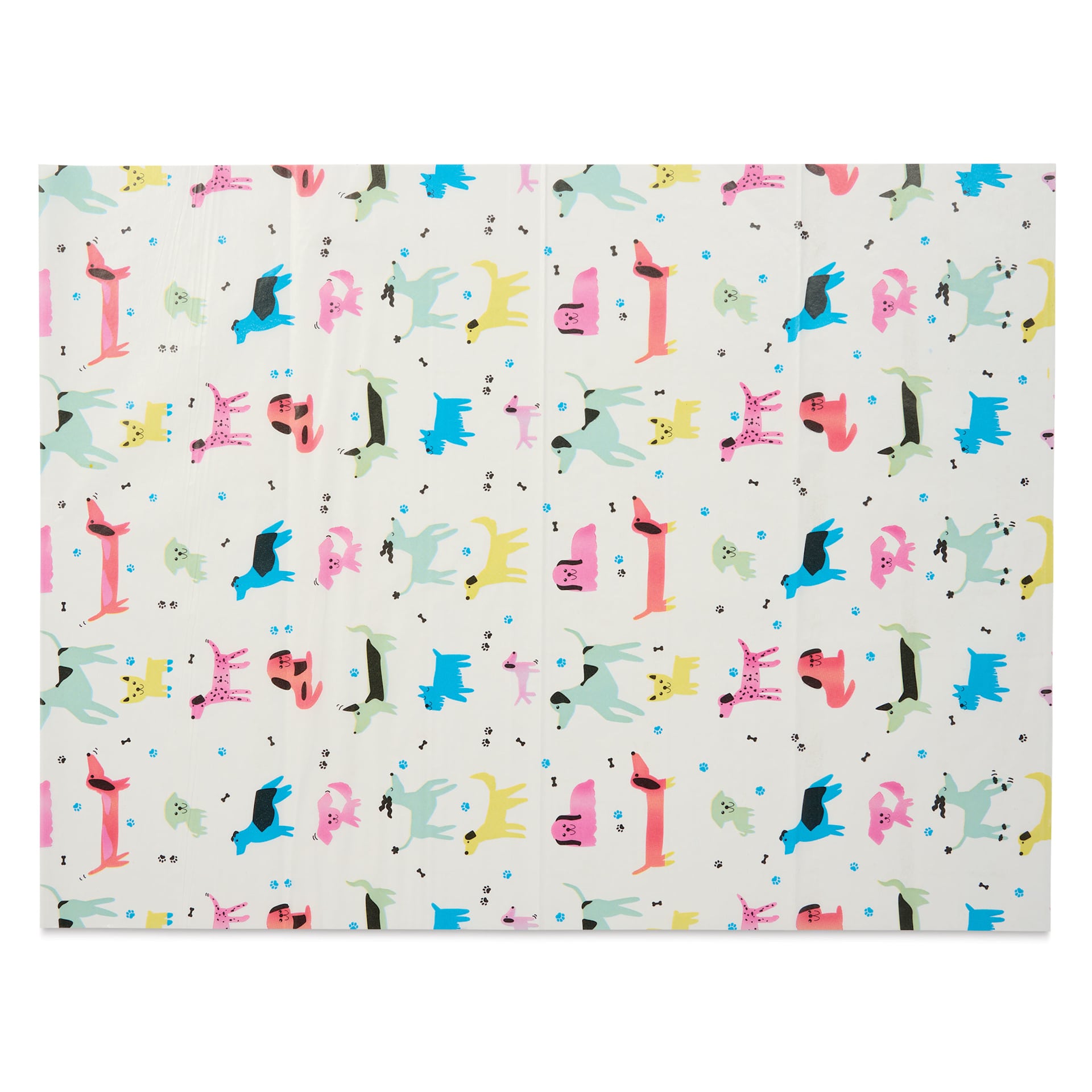 DecoPatch Decorative Papers - Dogs, Pkg of 3, 12" x 16" - contents