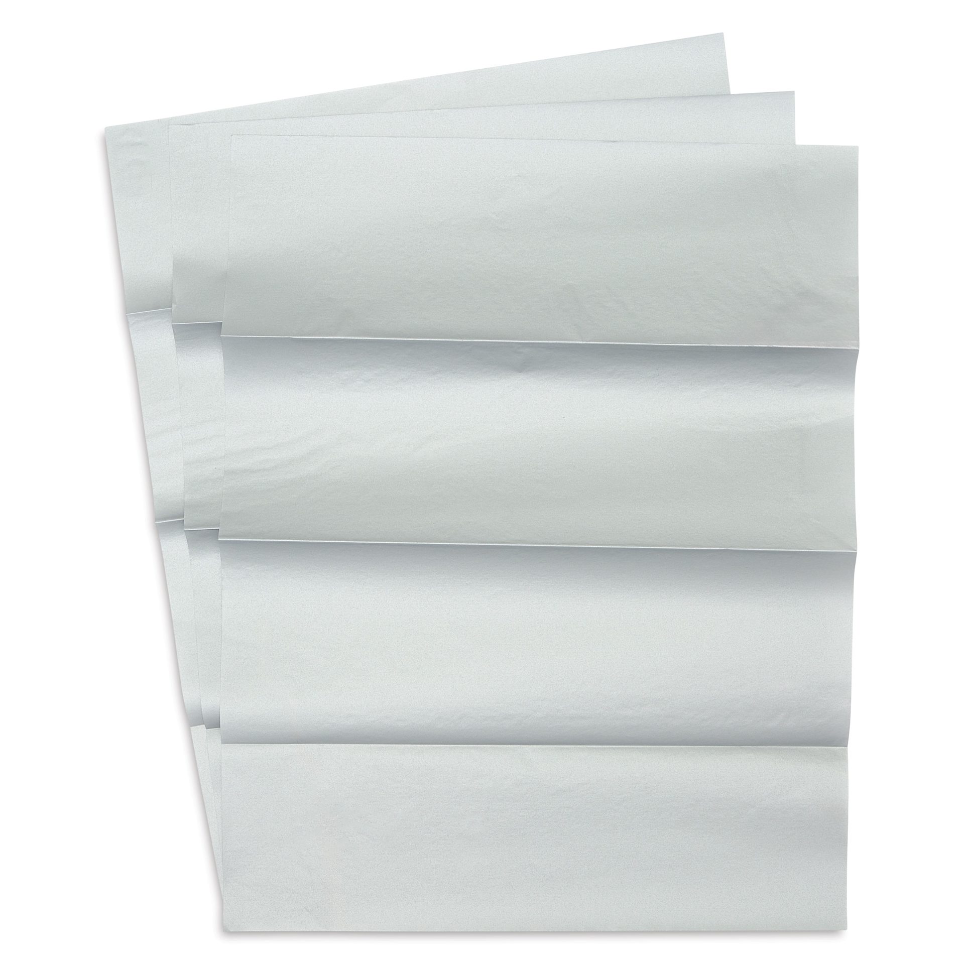 DecoPatch Decorative Papers - Silver, Pkg of 3, 12" x 16"