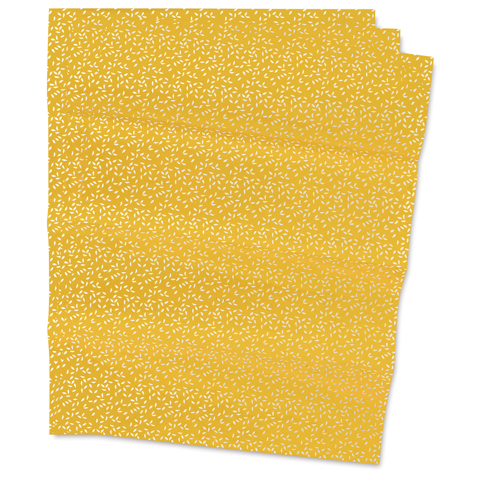 DecoPatch Decorative Papers - Gold Speckles, Pkg of 3, 12" x 16"