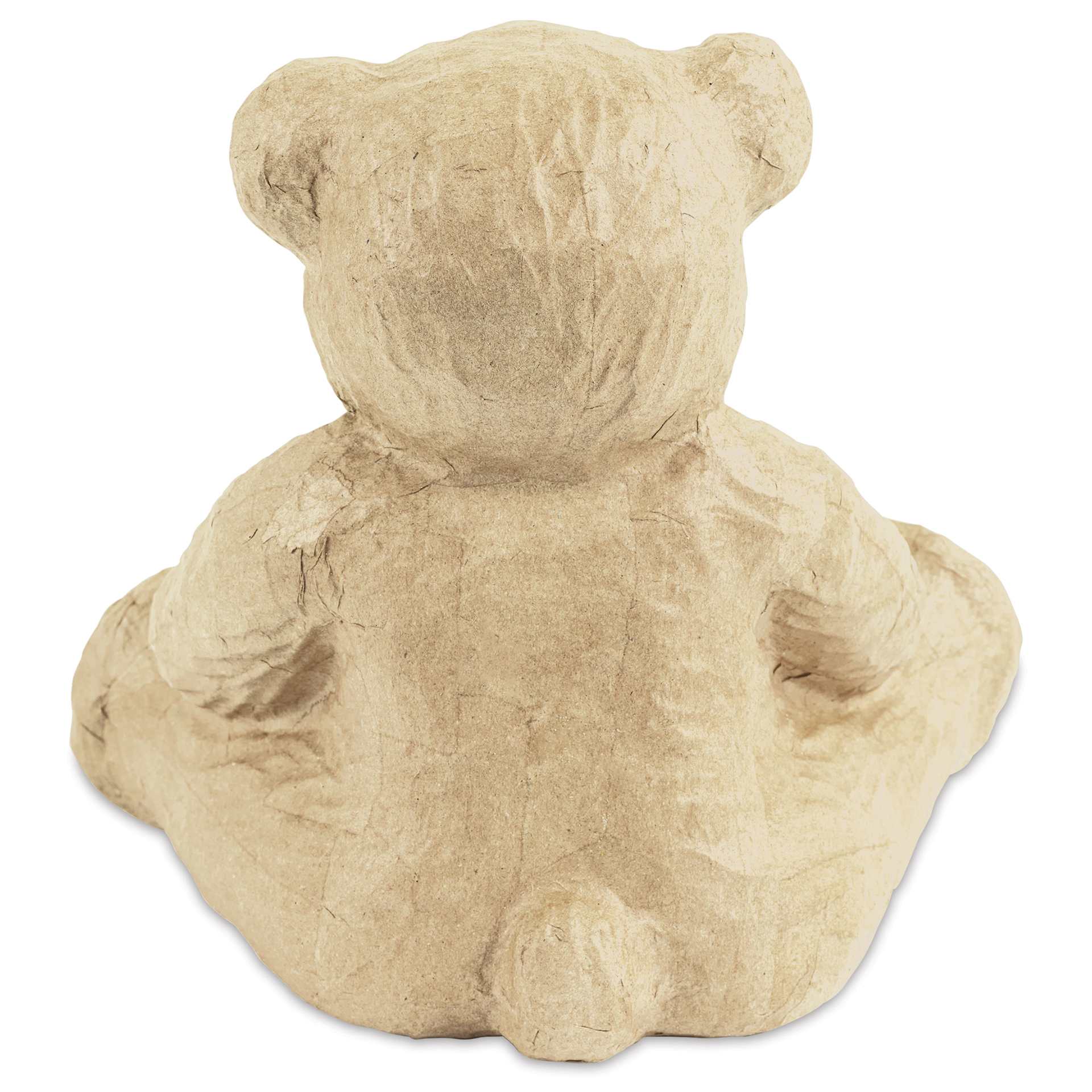 DecoPatch Large Paper Mache Animal - Teddy Bear - back