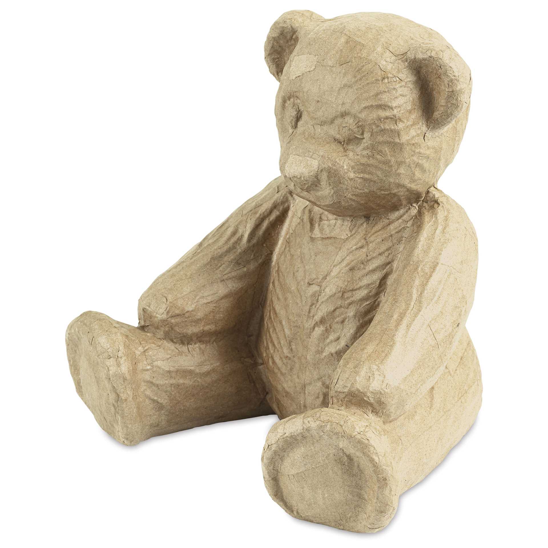 DecoPatch Large Paper Mache Animal - Teddy Bear