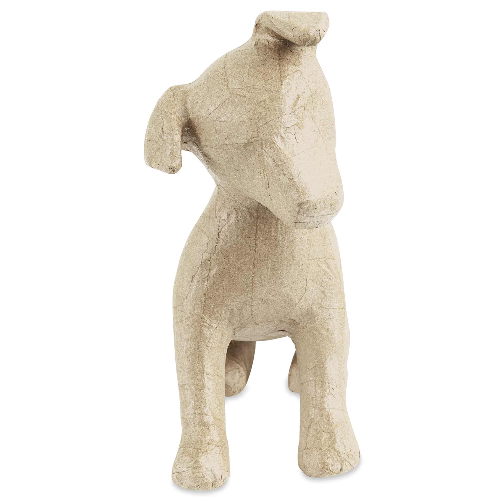 DecoPatch Large Paper Mache Animal - Sitting Dog - front