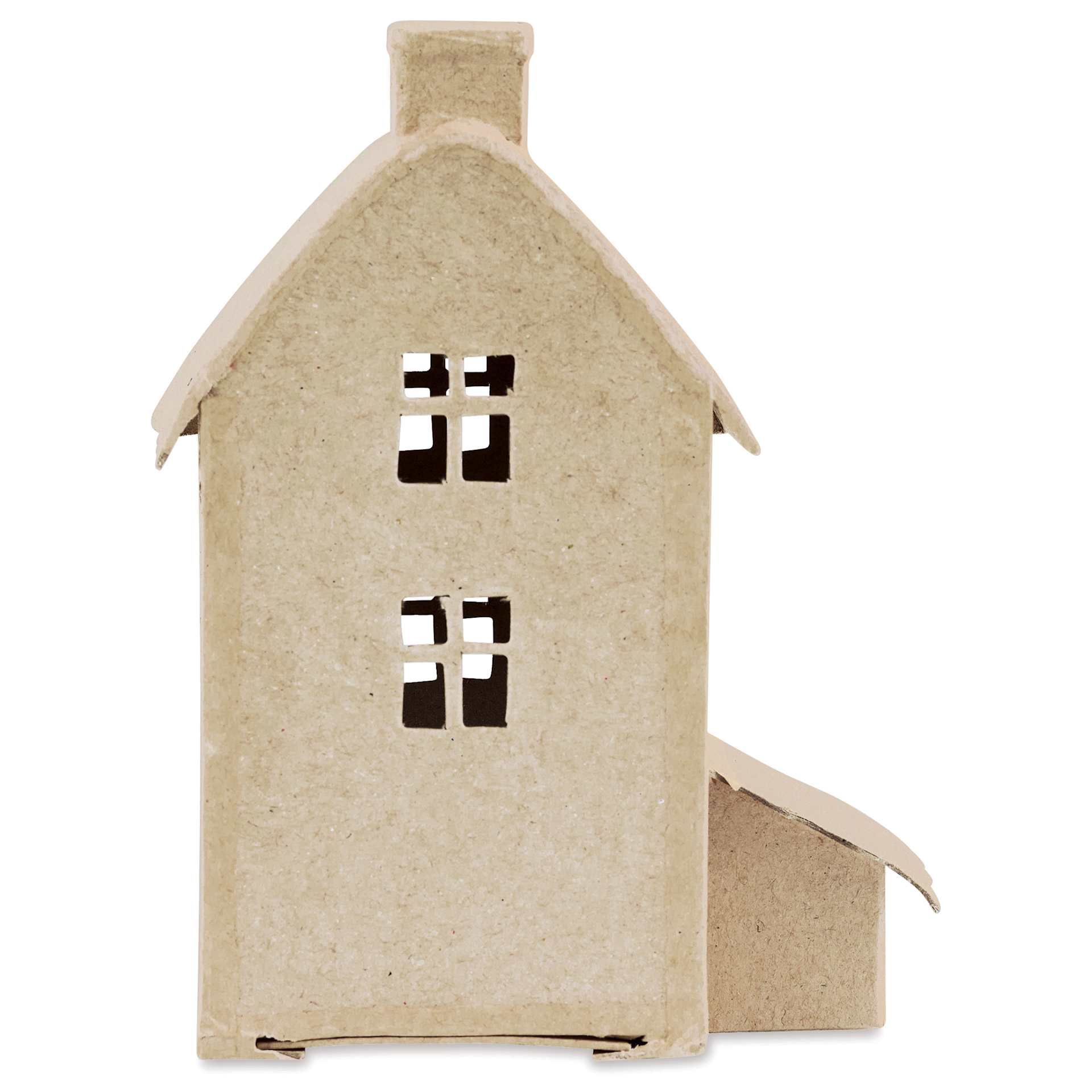 Decopatch Paper Mache House - Tall - back
