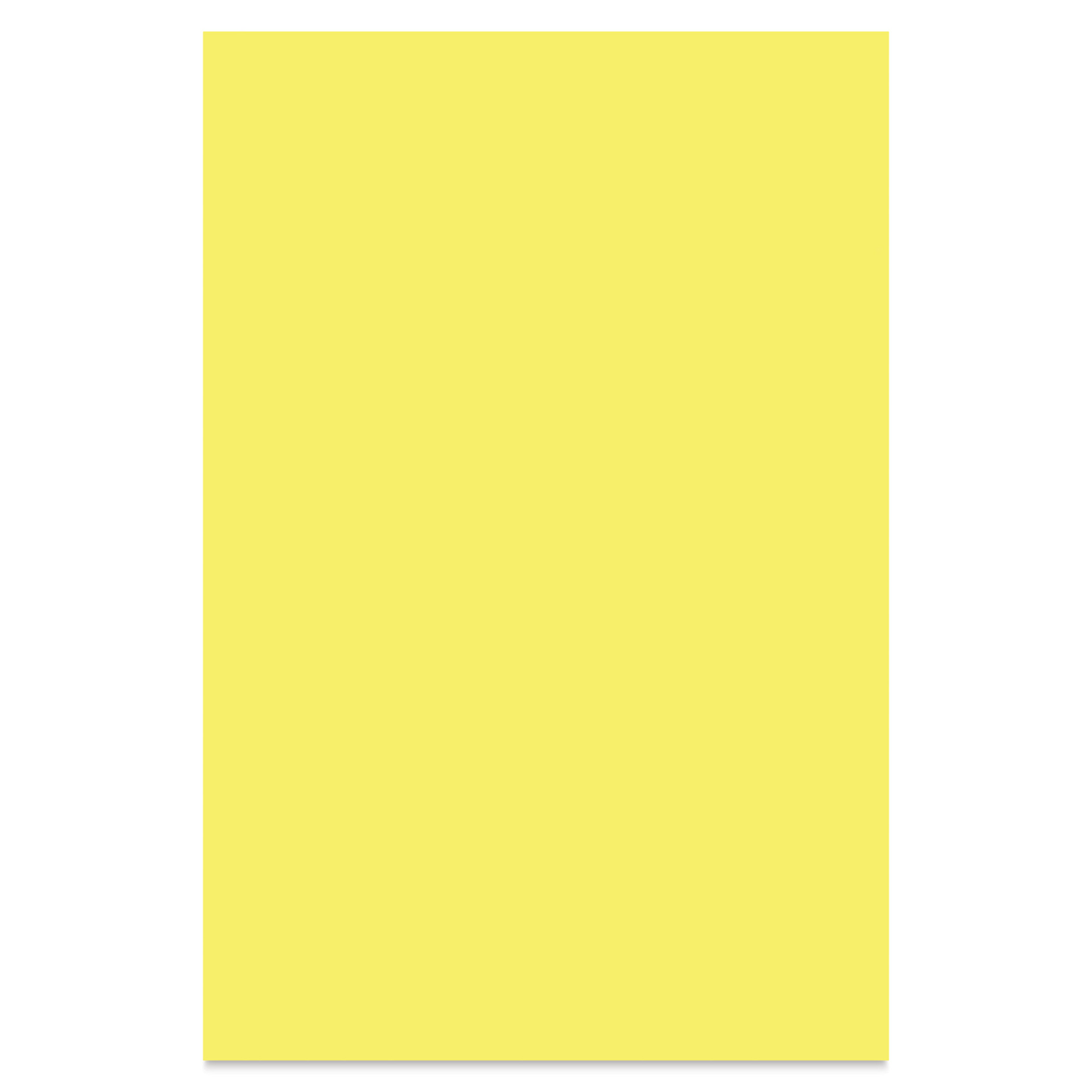 Folia Premium Construction Paper - Pkg of 50, Lemon, 12" x 18"