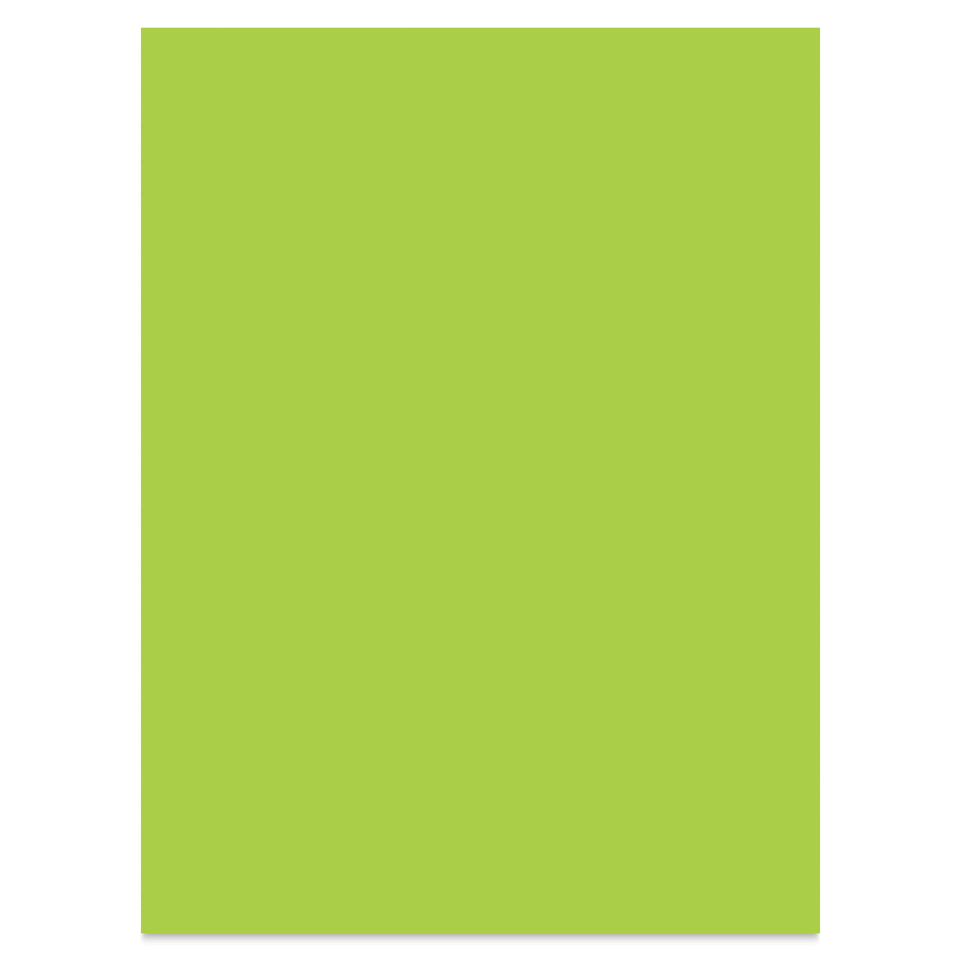 Folia Premium Construction Paper - Pkg of 50, Lime, 9" x 12"