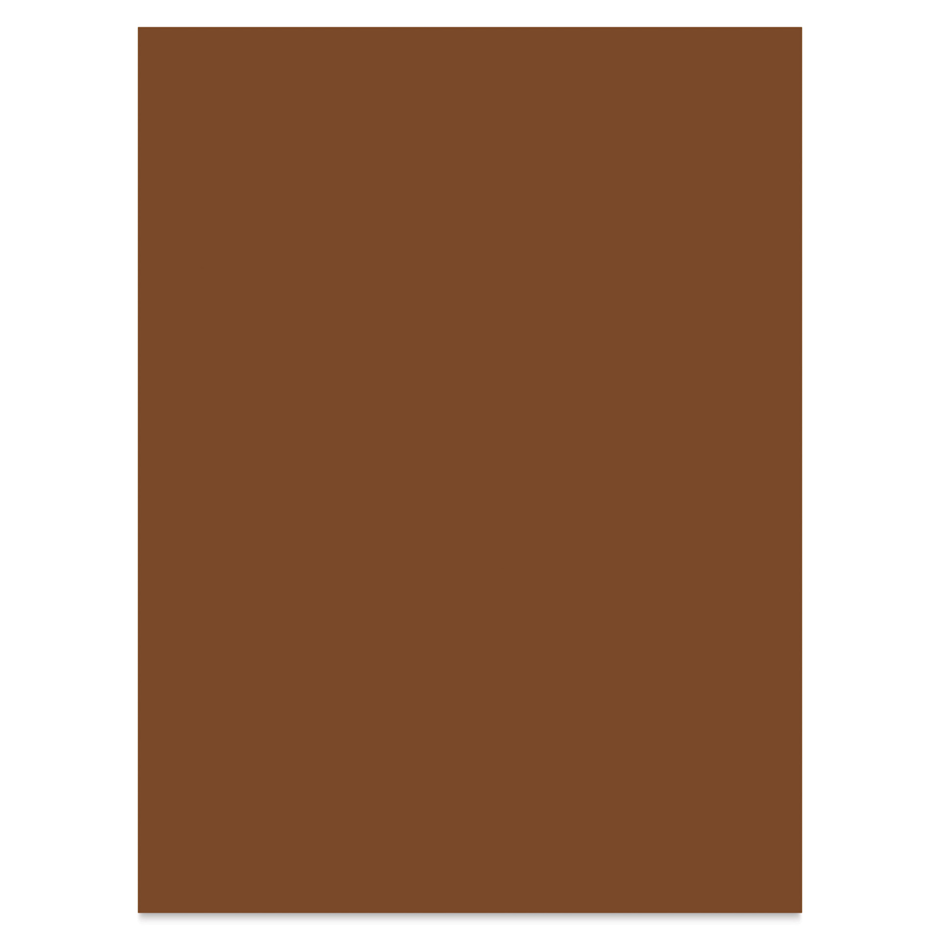 Folia Premium Construction Paper - Pkg of 50, Chocolate Brown, 9" x 12"
