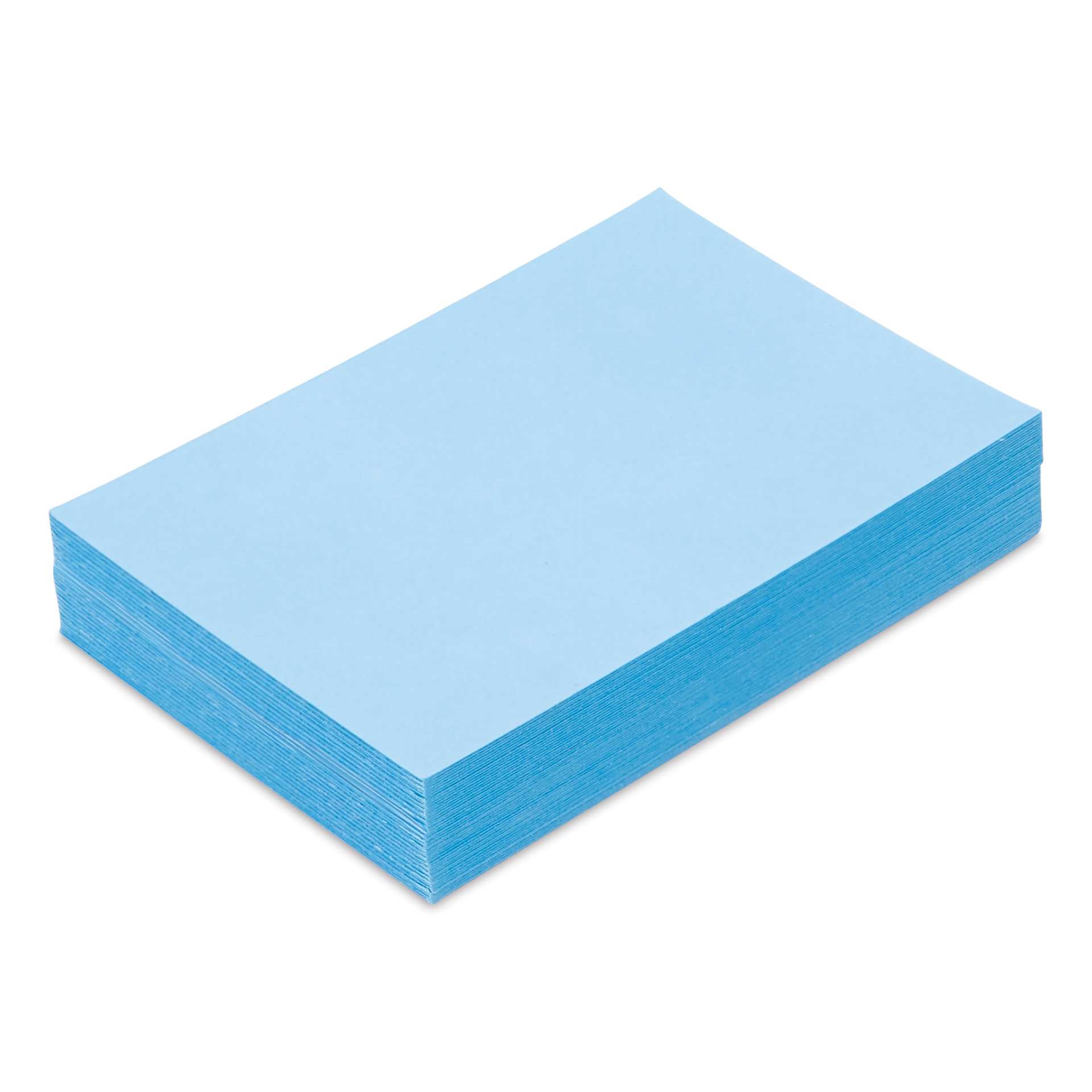 Pacon Flash Cards - Assorted, 3" x 2", Pkg of 1000, blue index cards