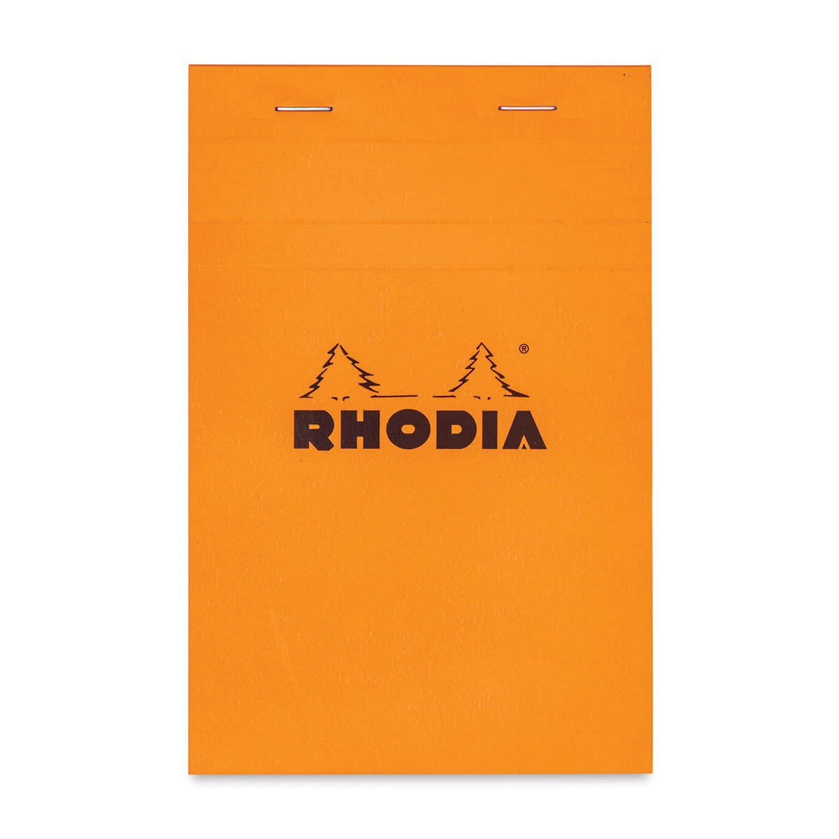 Rhodia Top-Stapled Notepad - Orange, Graph, 4-3/8" x 6-3/8"