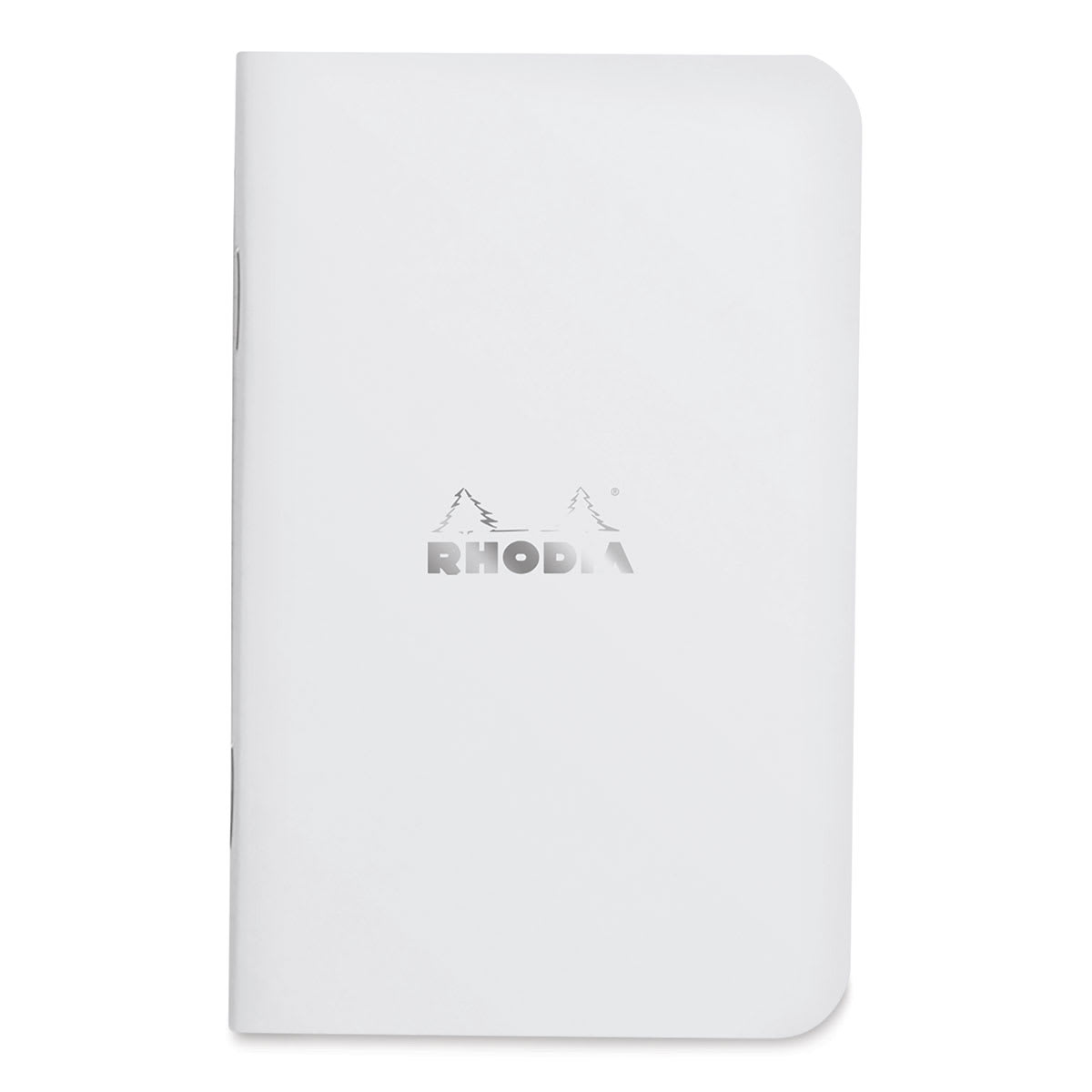 Rhodia Classic Staplebound Notebook - Ice, 4-3/4" x 3", Graph