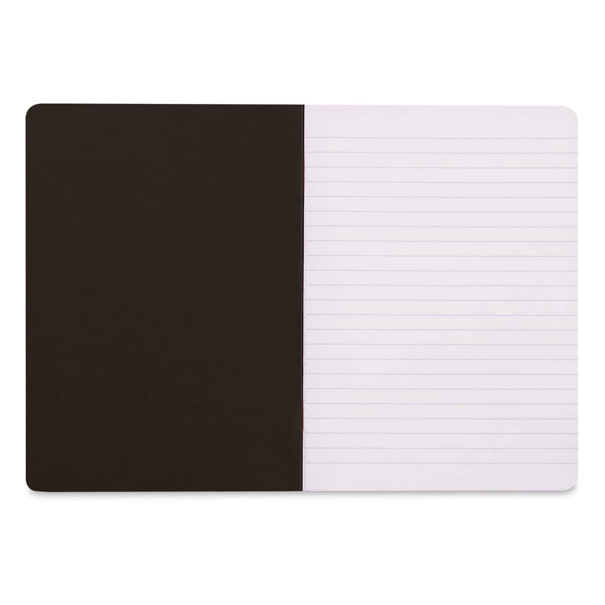Rhodia Classic Staplebound Notebook - Black, 8-1/4" x 6", Lined