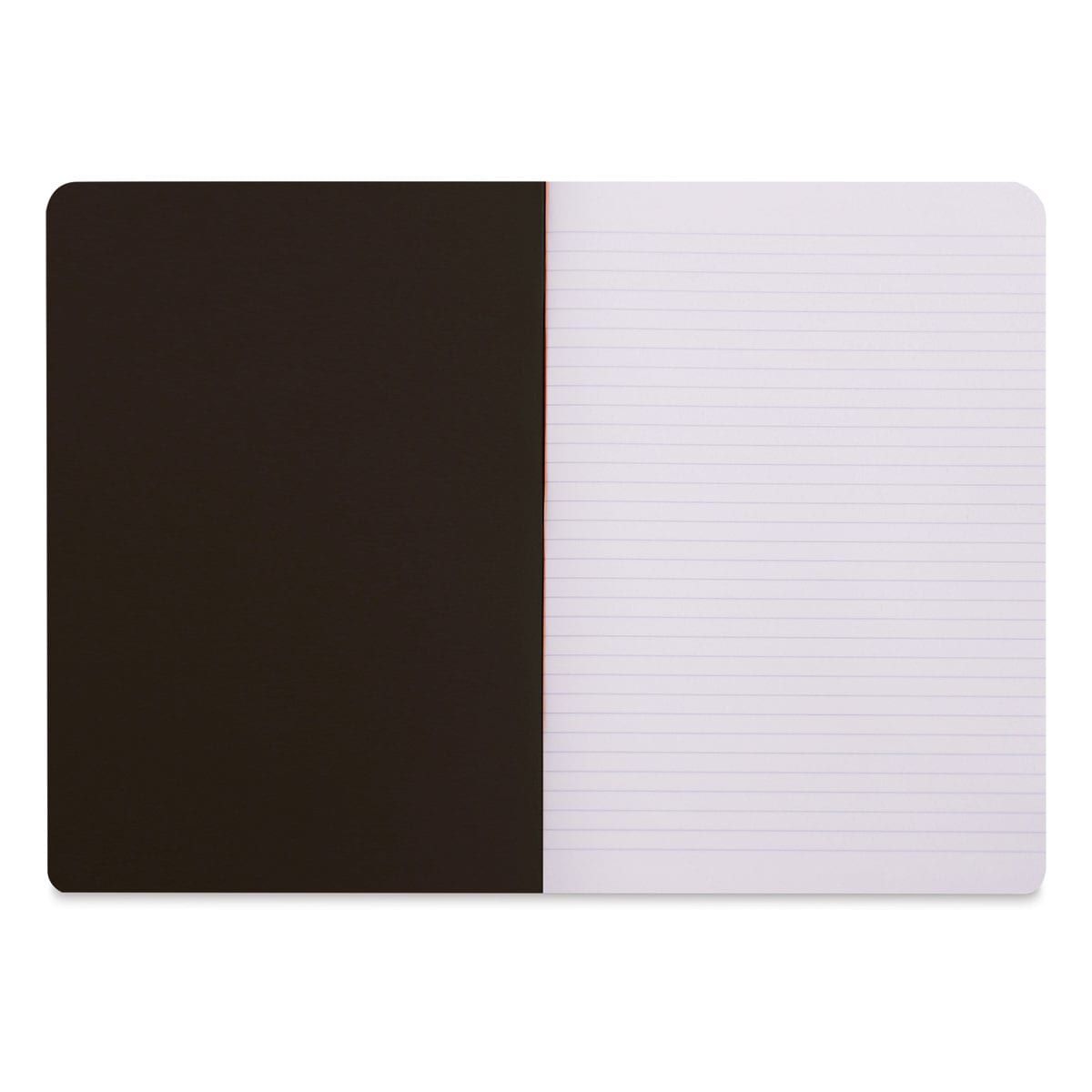 Rhodia Classic Staplebound Notebook - Black, 11-3/4" x 8-1/4", Lined