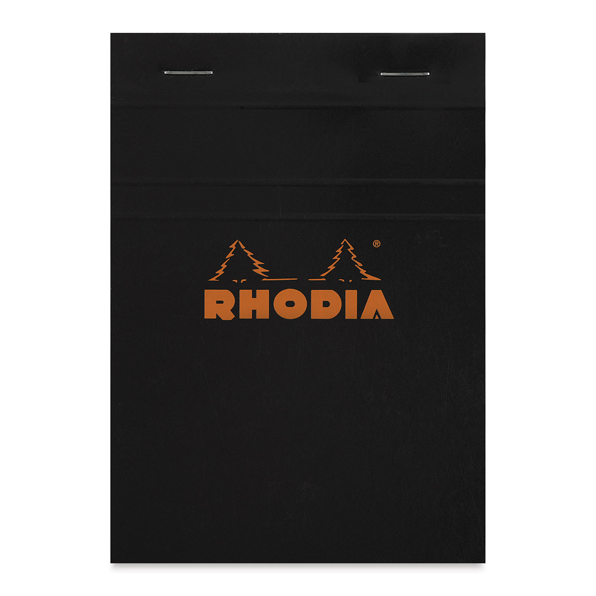 Rhodia Top-Stapled Notepad - Black, Graph, 4" x 6"