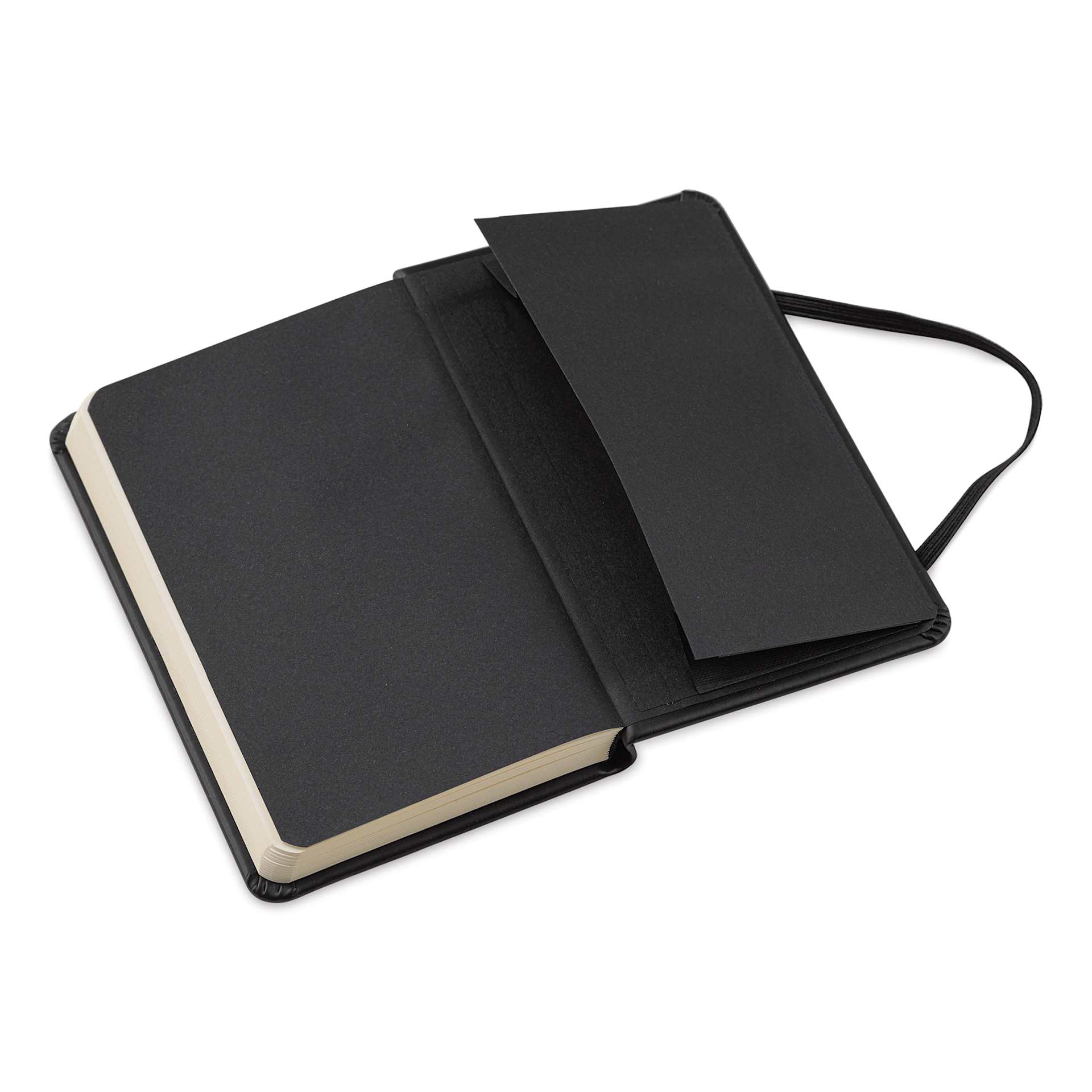 Rhodia Hardcover Webnotebook - Black, 3-1/2" x 5-1/2", Blank