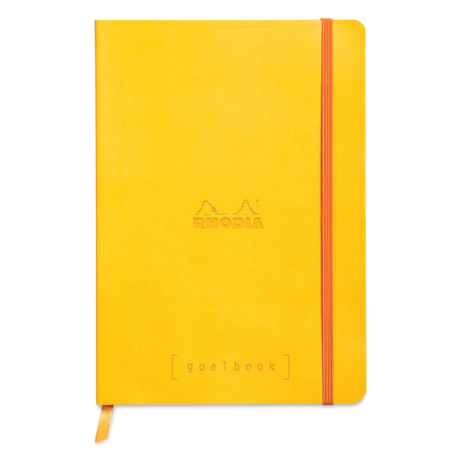 Rhodia Dotted Goalbook - 5-1/2" x 8-3/4", Yellow