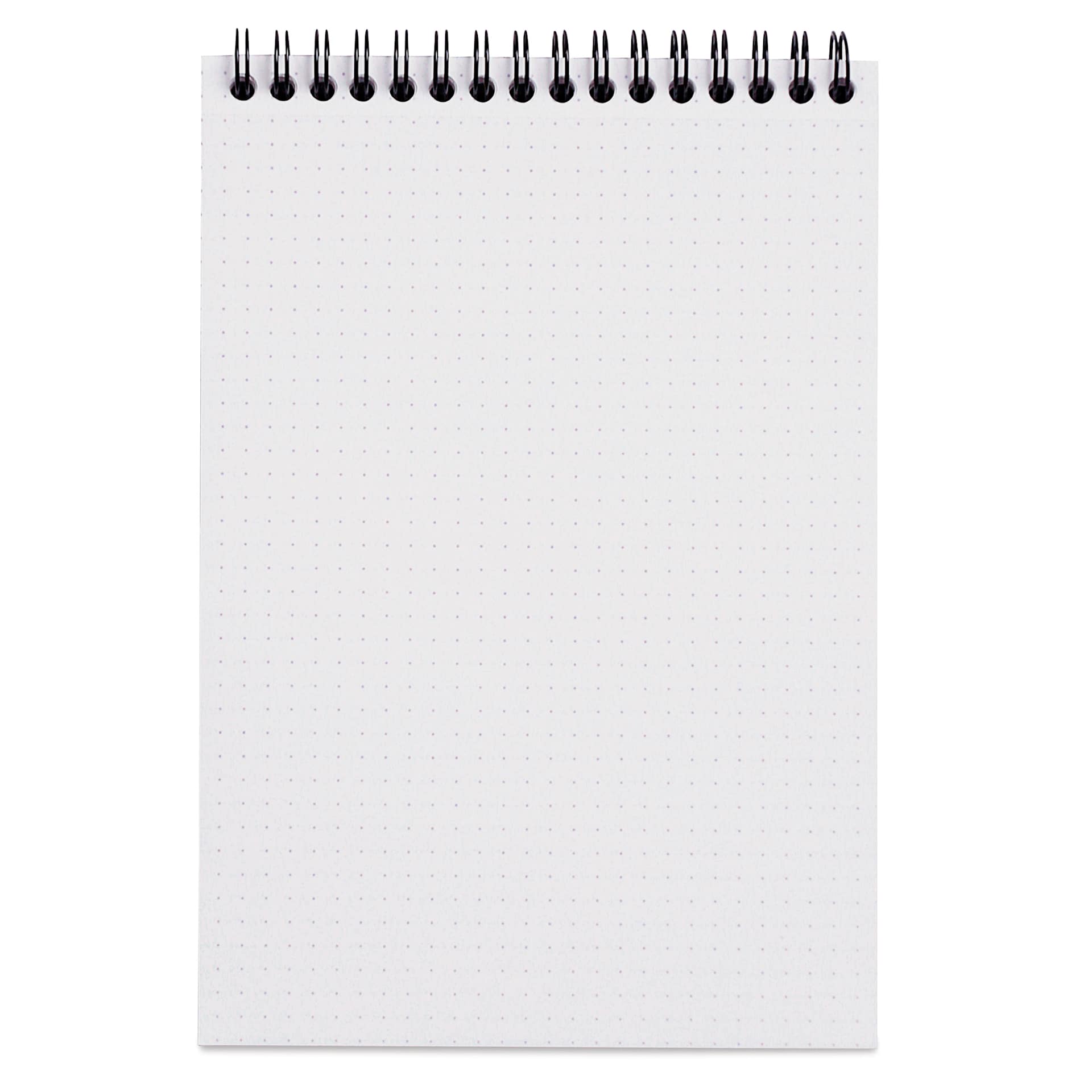 Rhodia Wirebound Pad - Dot Grid, Orange, 6" x 8-1/4", open