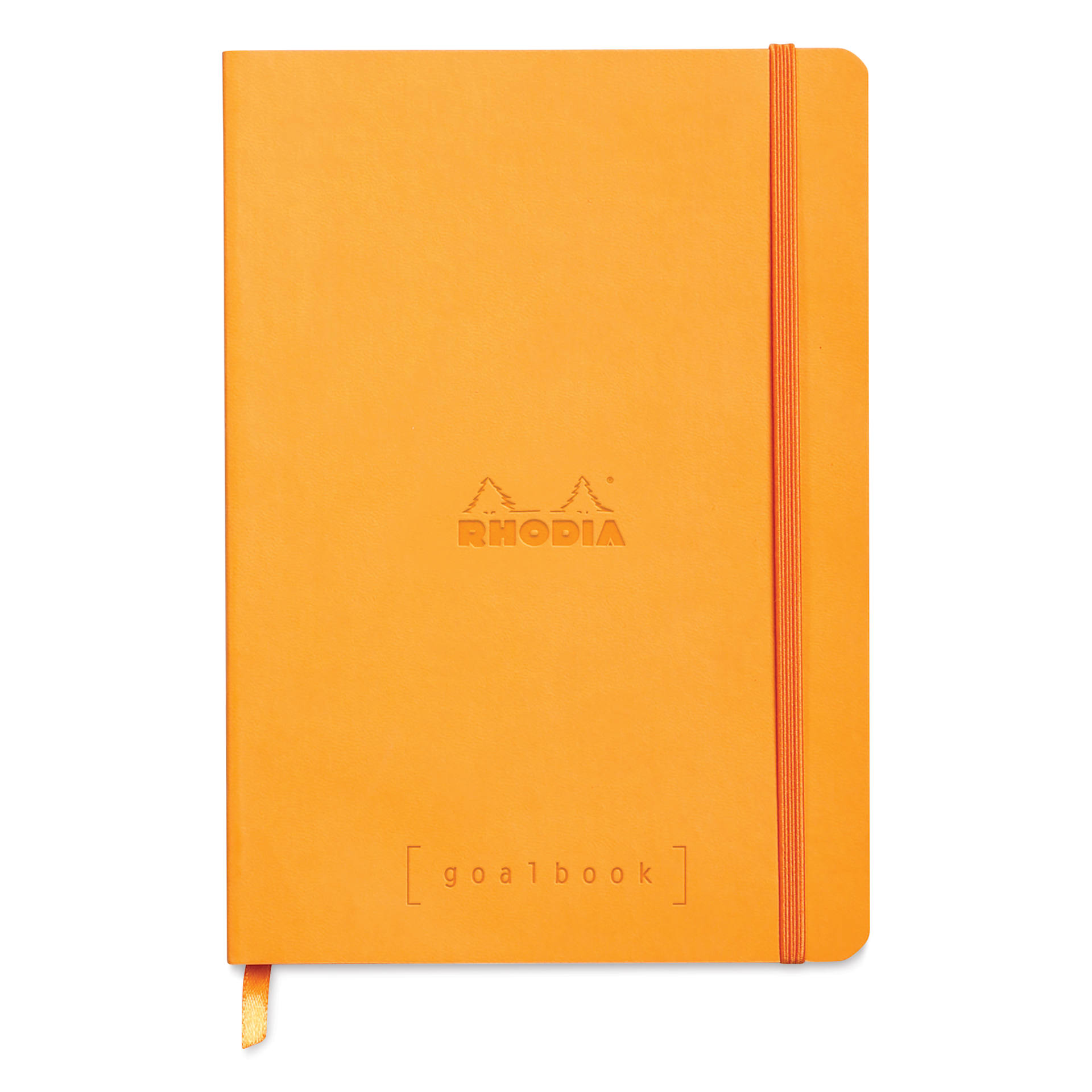 Rhodia Dotted Goalbook - 5-1/2" x 8-3/4", Orange