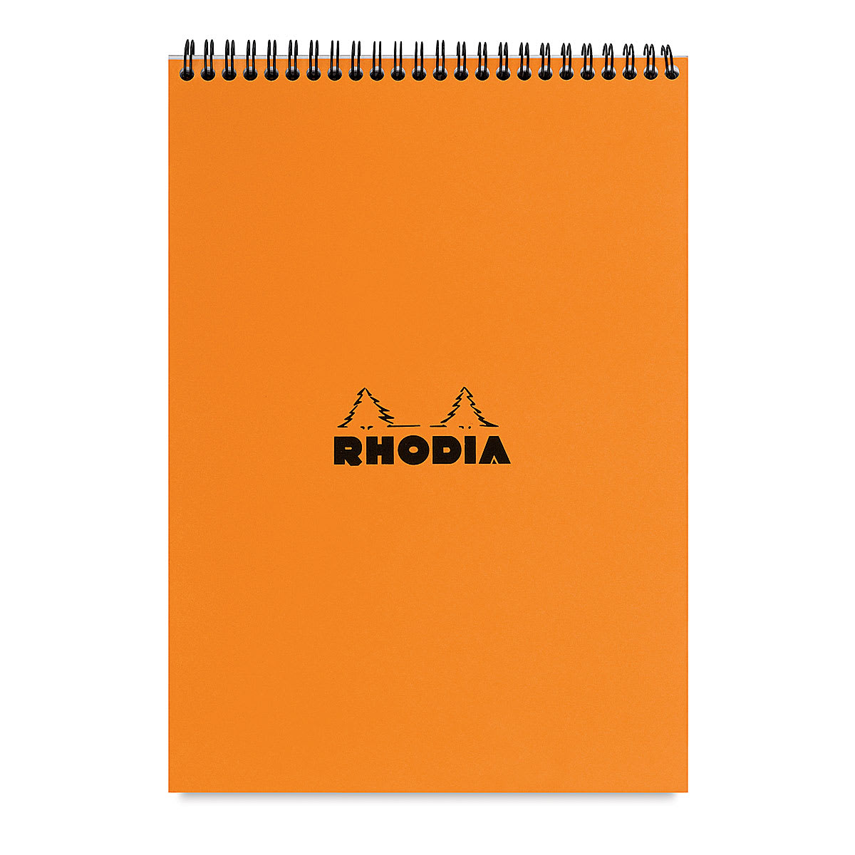 Rhodia Wirebound Pad - Lined, Orange, 8-1/4" x 11-3/4"