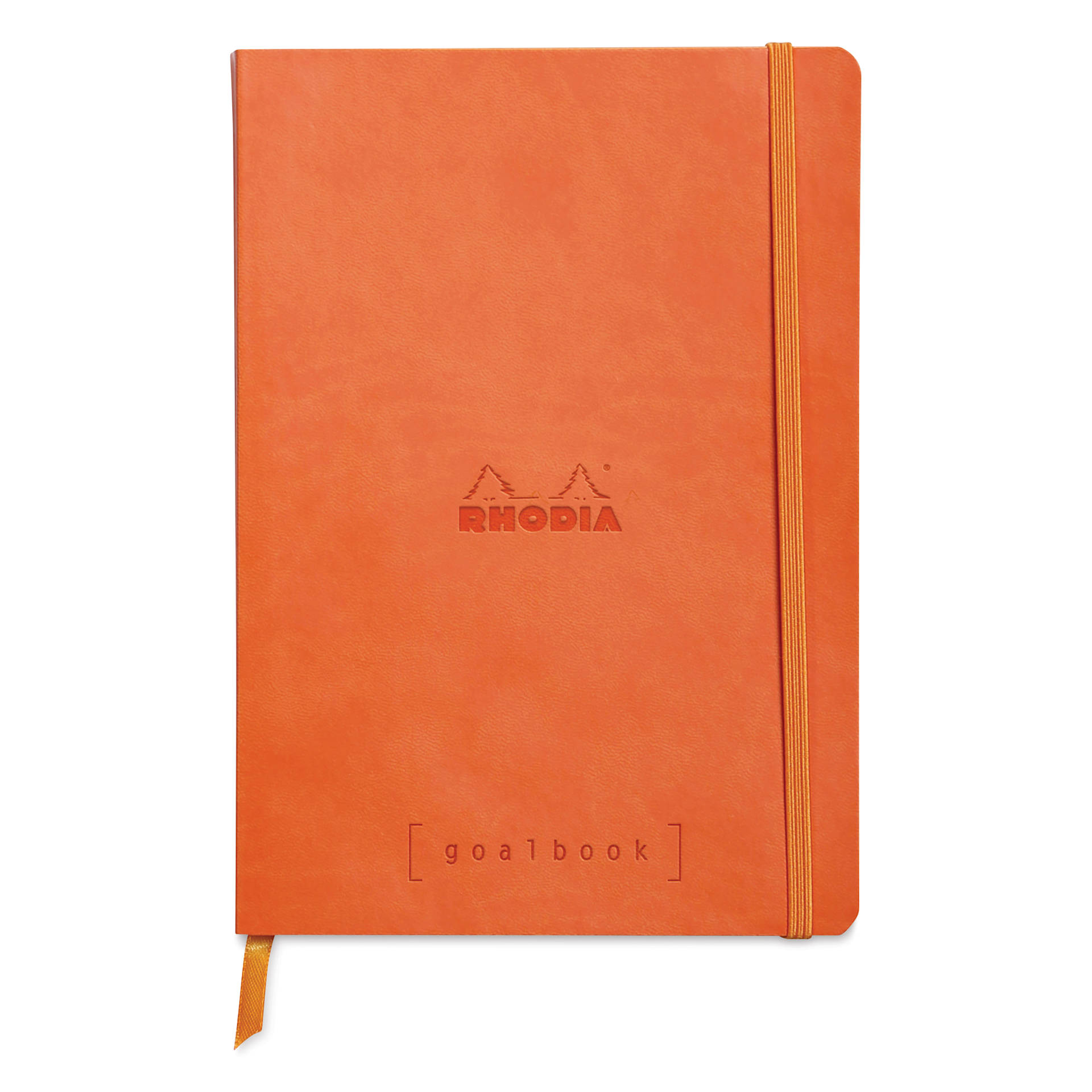 Rhodia Dotted Goalbook - 5-1/2" x 8-3/4", Tangerine