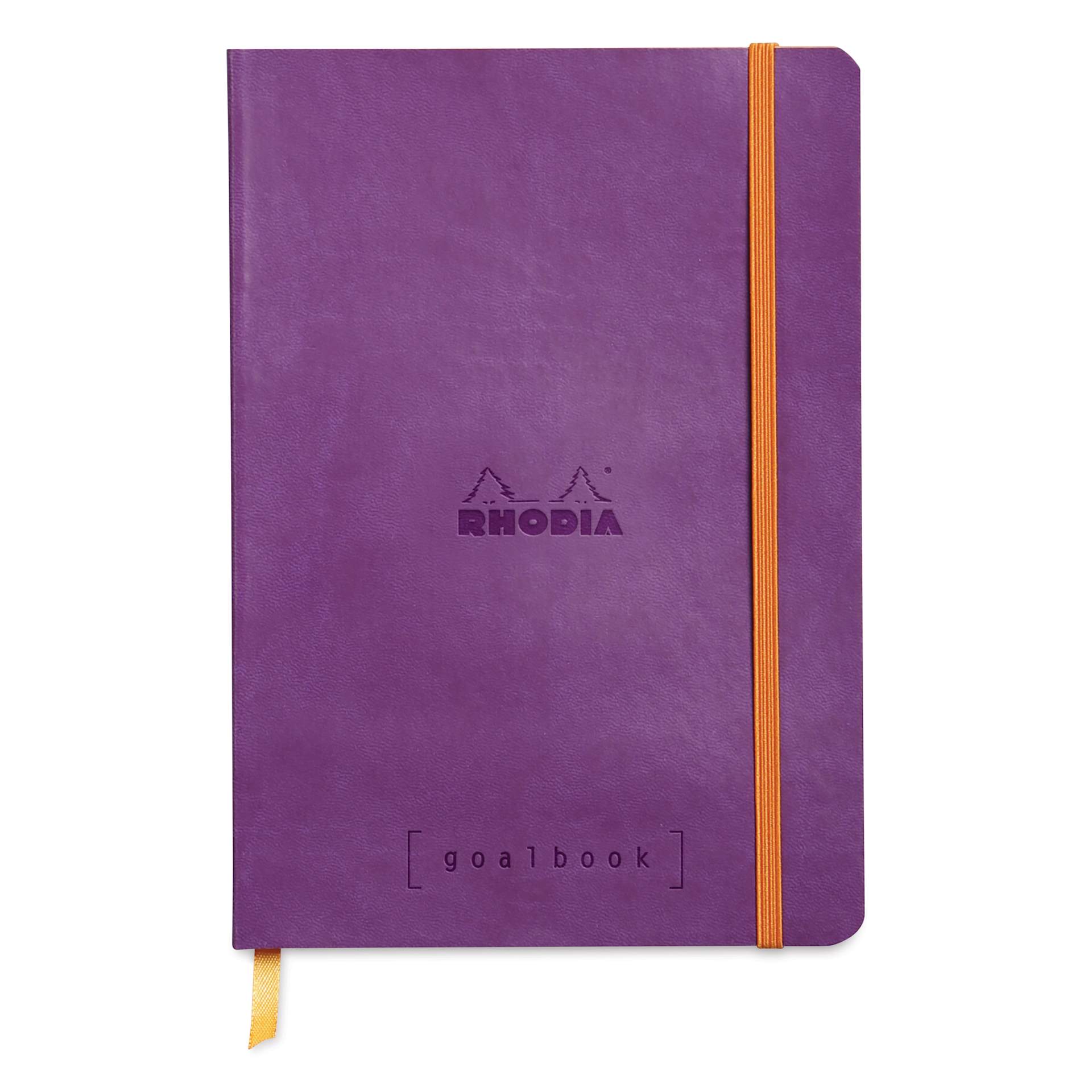 Rhodia Dotted Goalbook - 5-1/2" x 8-3/4", Purple