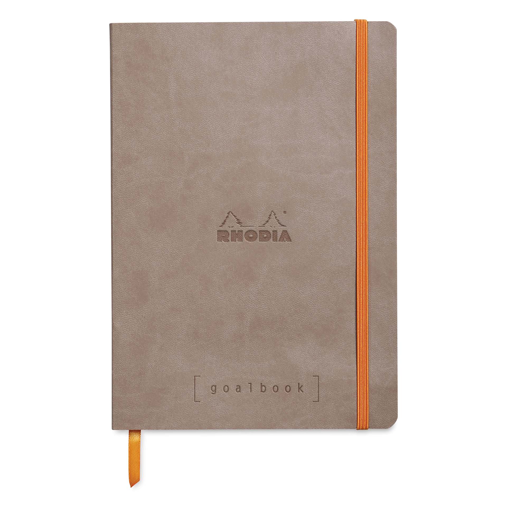 Rhodia Dotted Goalbook - 5-1/2" x 8-3/4", Taupe