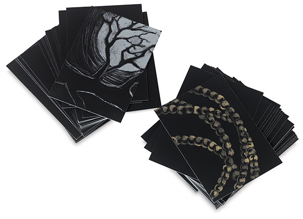 Scratch-Art Artist Trading Cards, Pkg of 52