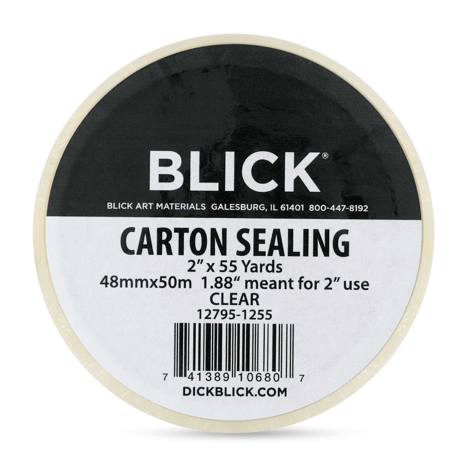 Blick Clear Carton Sealing Tape, front of the packaging