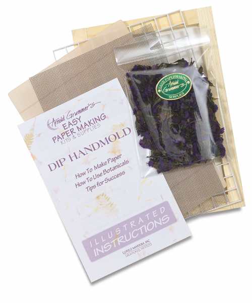 Arnold Grummer's Dip Handmold Kits - Components of Medium Kit containing one small mold