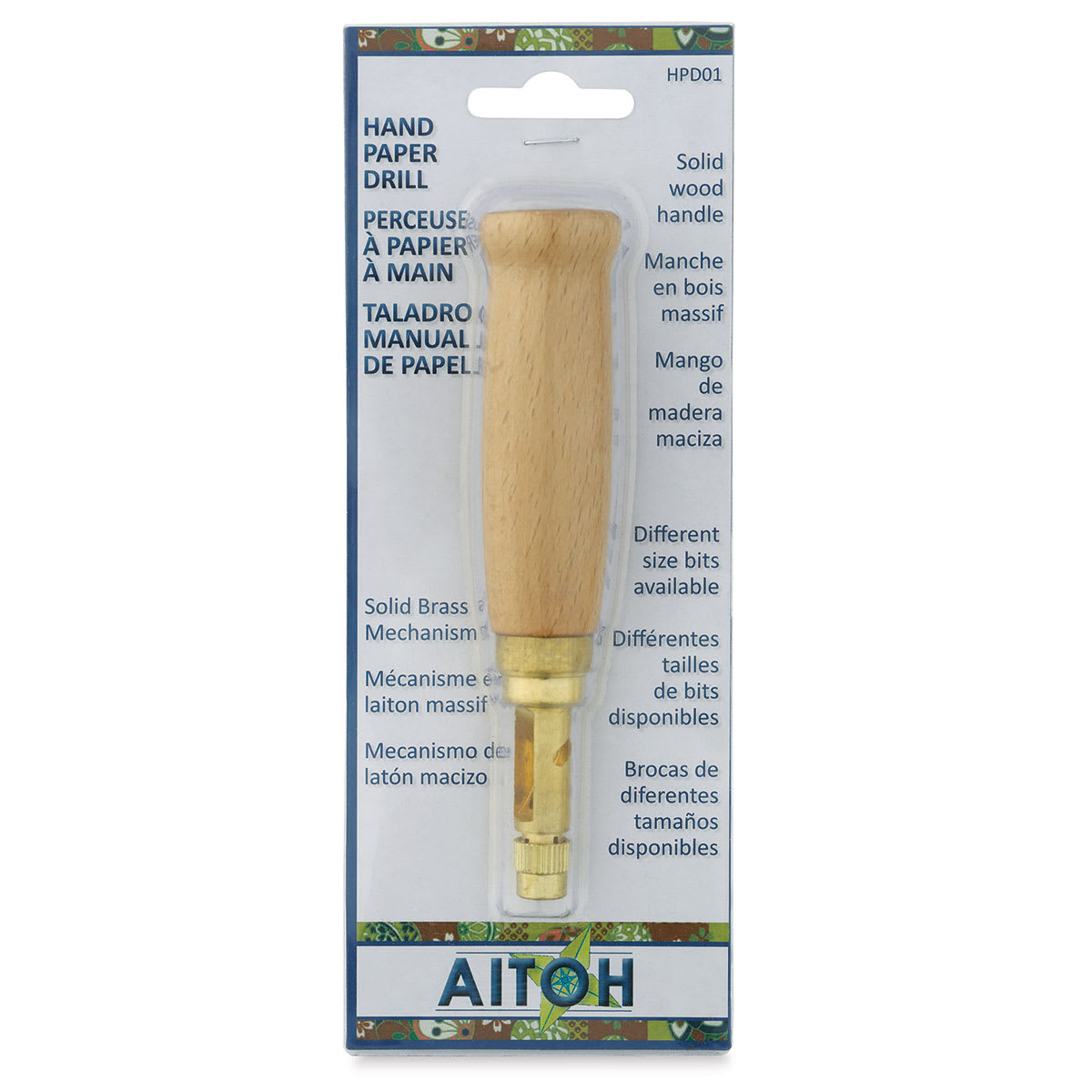 Aitoh Hand Paper Drill (Front of packaging)