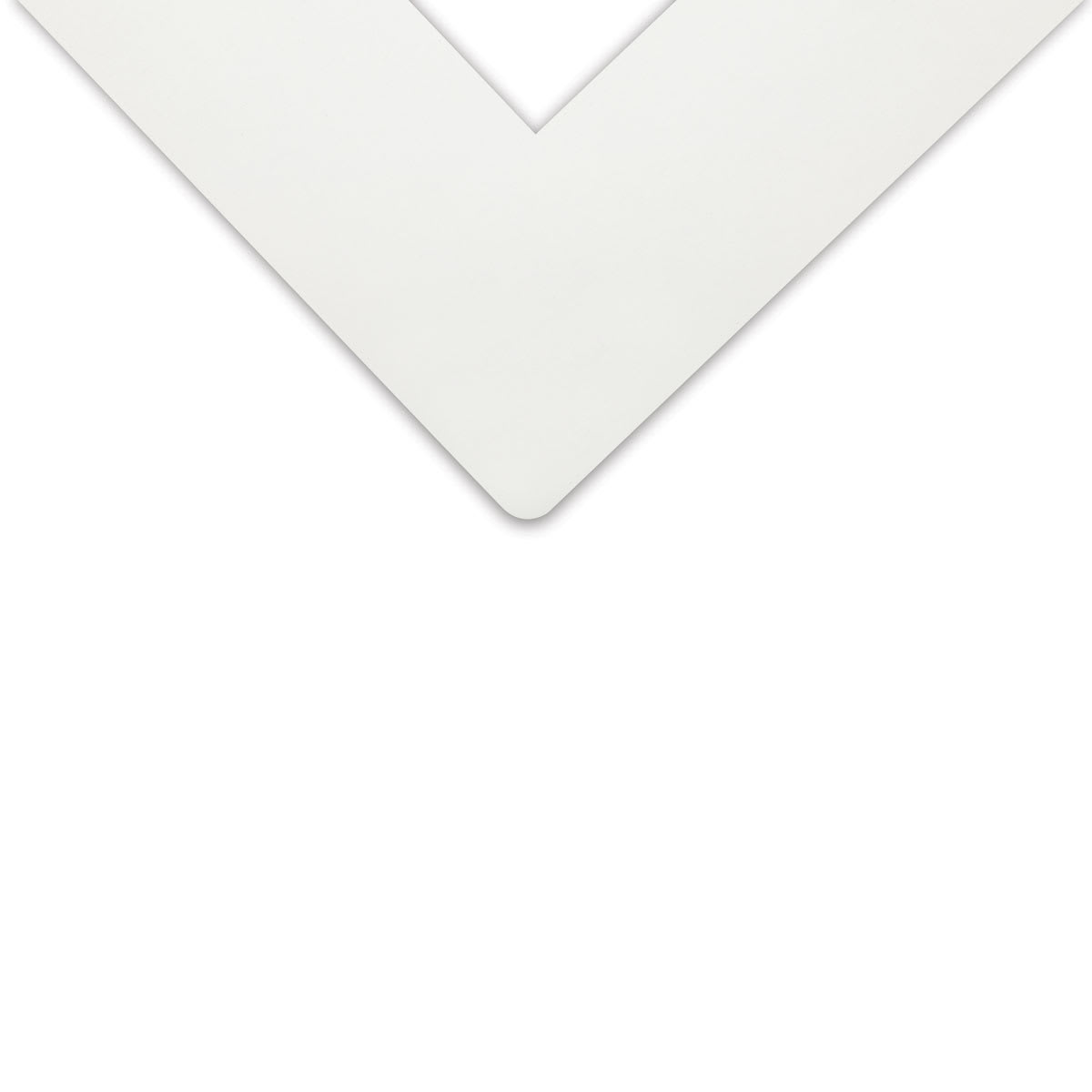 Crescent Berkeley Cream Core Matboard - 32" x 40", Brilliant White