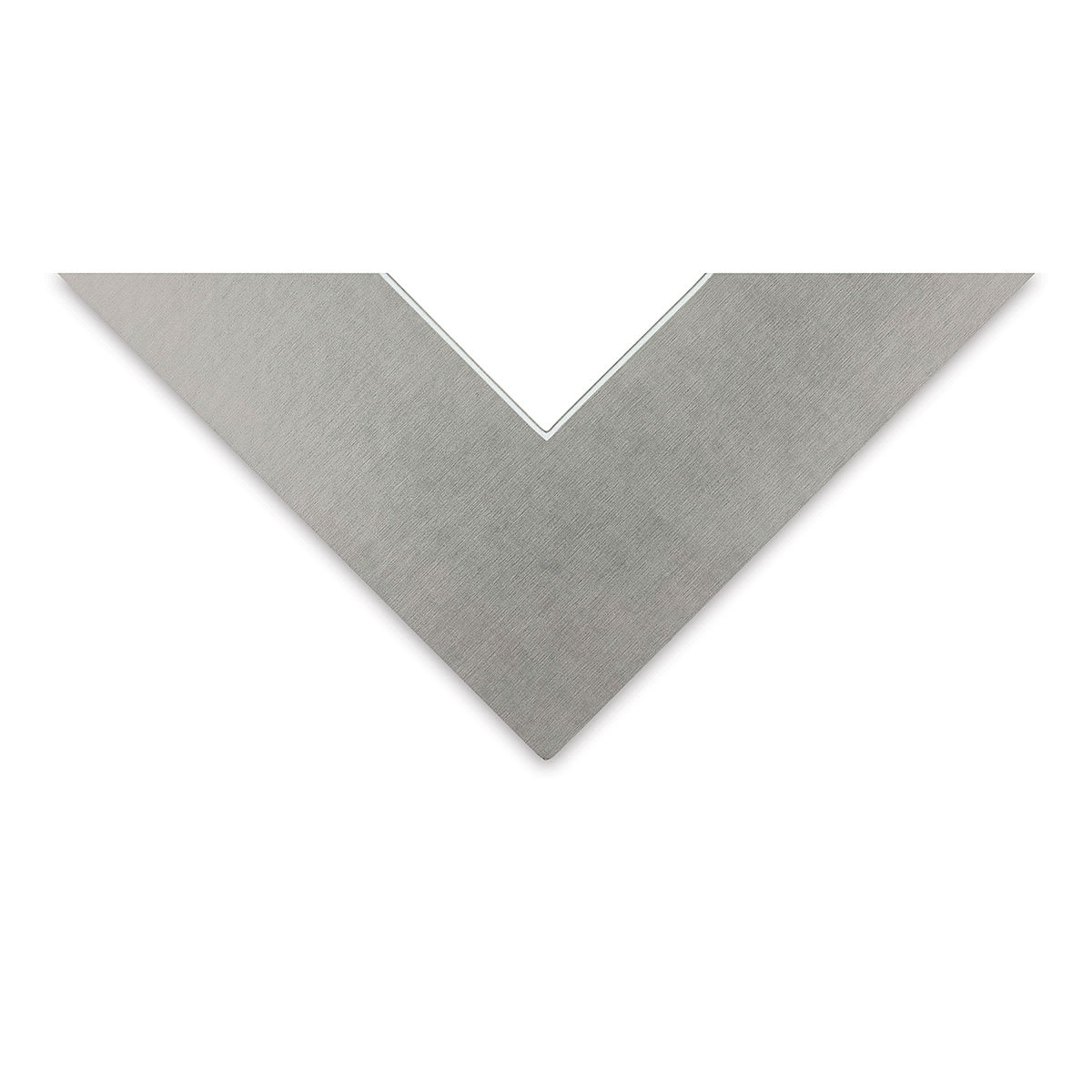 Bainbridge Novacore Matboard - 16" x 20", Metallic Silver