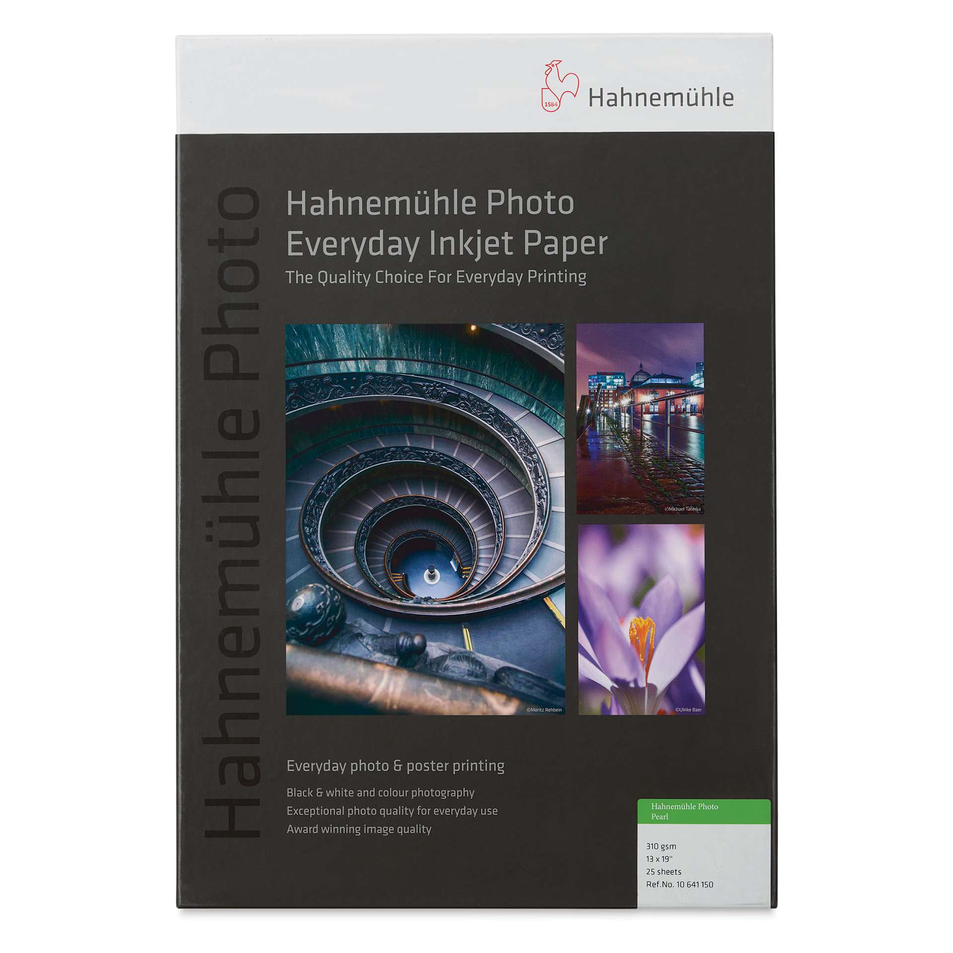 Hahnemühle Photo Pearl 310 Inkjet Paper - 13" x 19", Pkg of 25, front of packaging