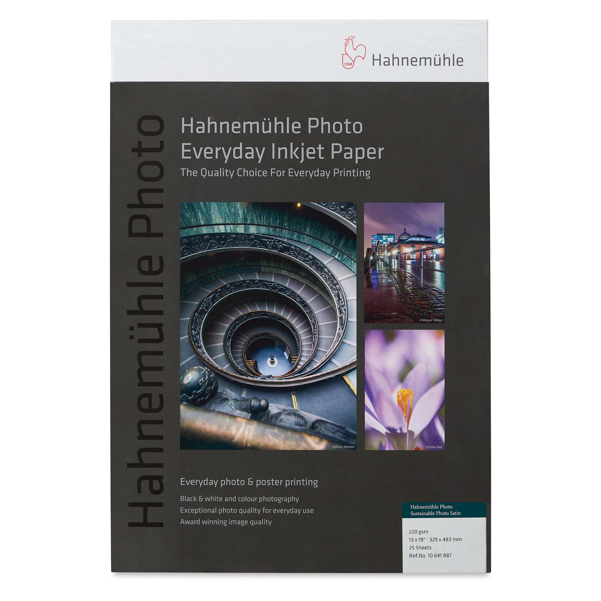 Hahnemühle Sustainable Satin Inkjet Paper - 13" x 19", Pkg of 25, front of packaging