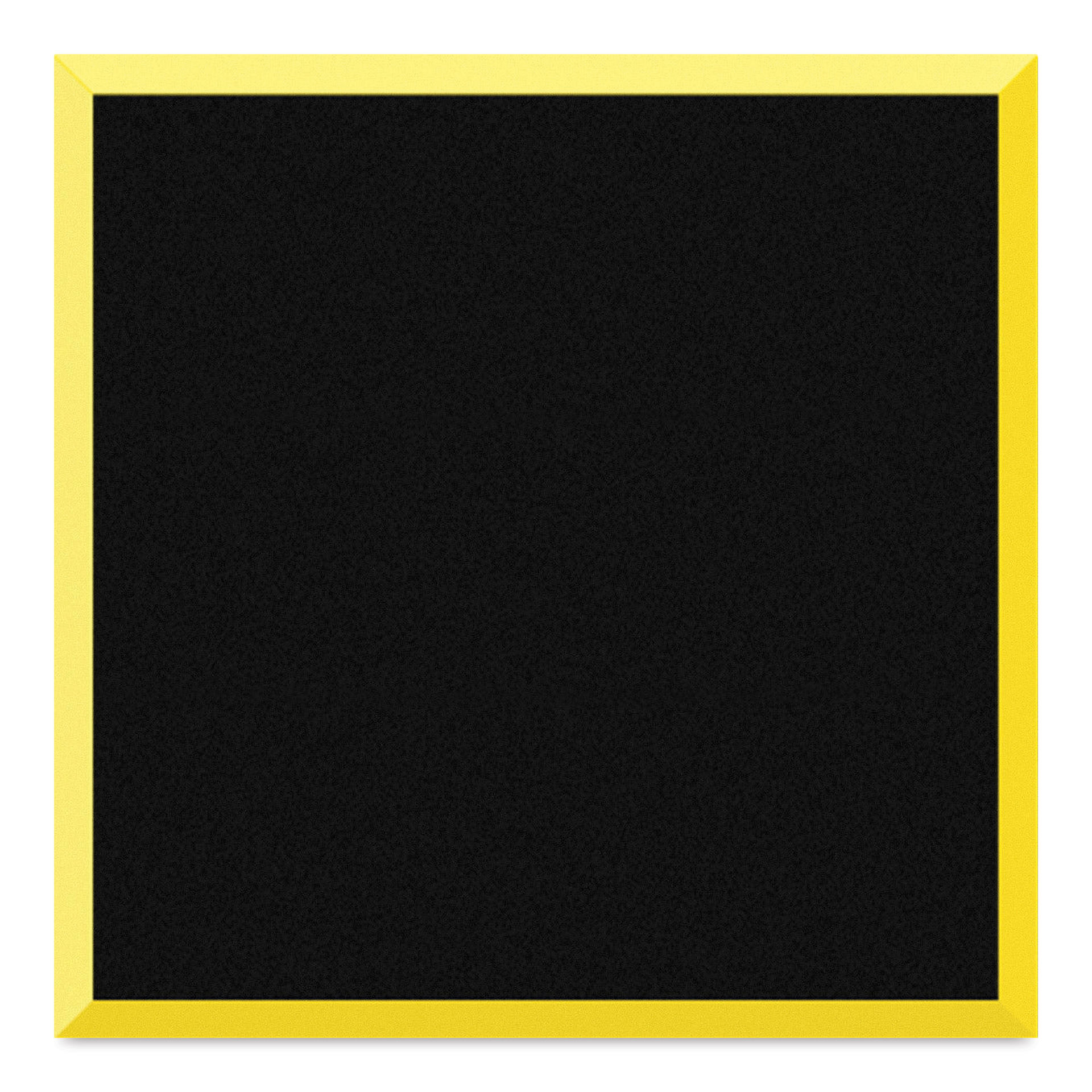 Crescent BriteCore Matboard - 32" x 40", Black on Yellow