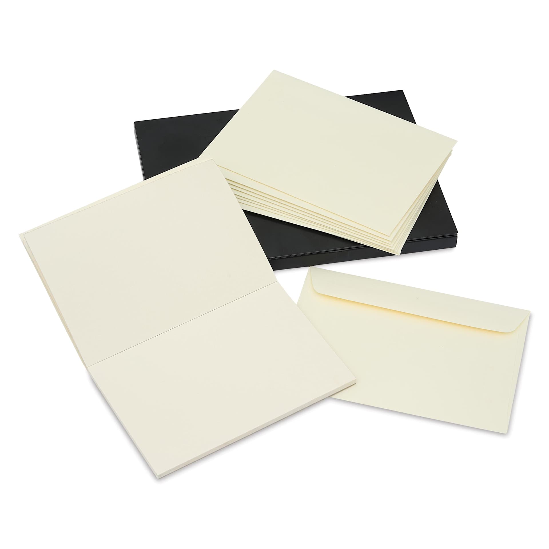 Arches Aquarelle Correspondence Set, open watercolor block with envelopes and box